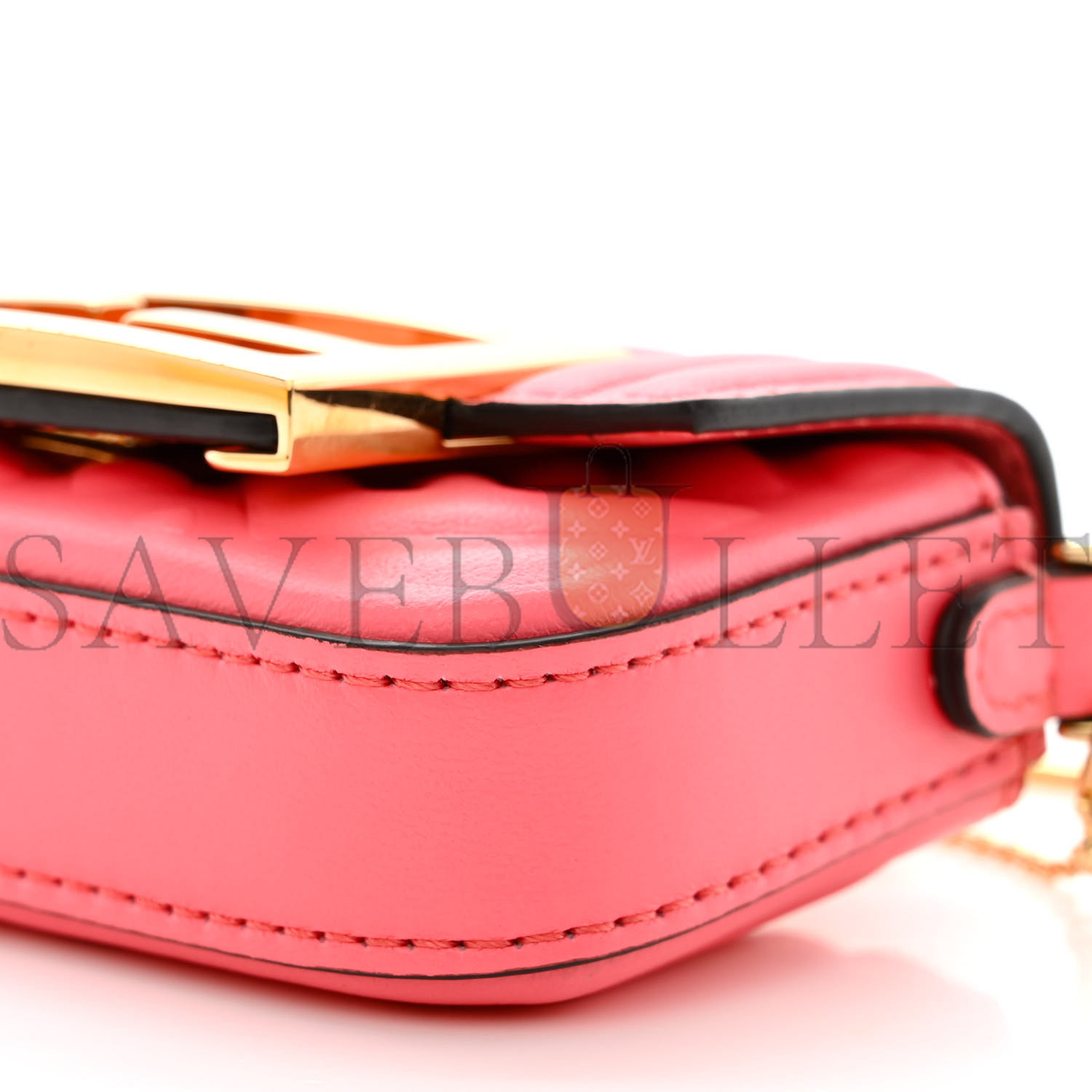 FENDI NAPPA MATISSE FF EMBOSSED NANO MAXI BUCKLE BAGUETTE CHARM PINK DALIA (11*7*3cm) FENDI NAPPA MATISSE FF EMBOSSED NANO MAXI BUCKLE BAGUETTE CHARM PINK DALIA (11*7*3cm)