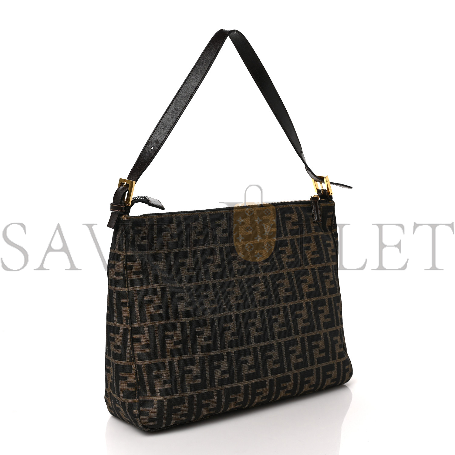 FENDI ZUCCA BAGUETTE SHOULDER BAG TOBACCO (29*20*11cm) FENDI ZUCCA BAGUETTE SHOULDER BAG TOBACCO (29*20*11cm)