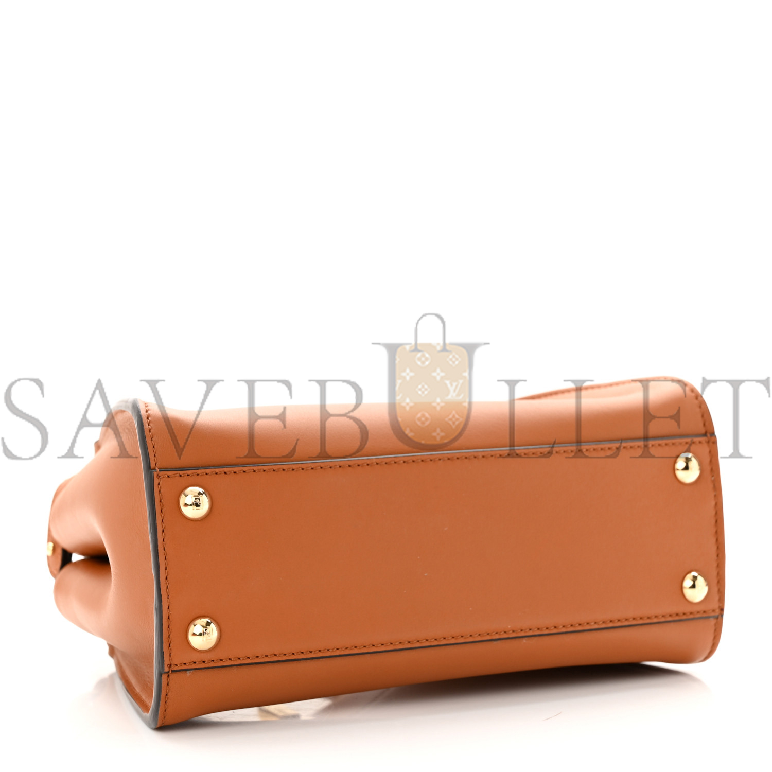 FENDI VITELLO SETA CANVAS FF EMBROIDERED MINI PEEKABOO ICONIC SATCHEL BRANDY GREZZO (23*18*11cm) FENDI VITELLO SETA CANVAS FF EMBROIDERED MINI PEEKABOO ICONIC SATCHEL BRANDY GREZZO (23*18*11cm)