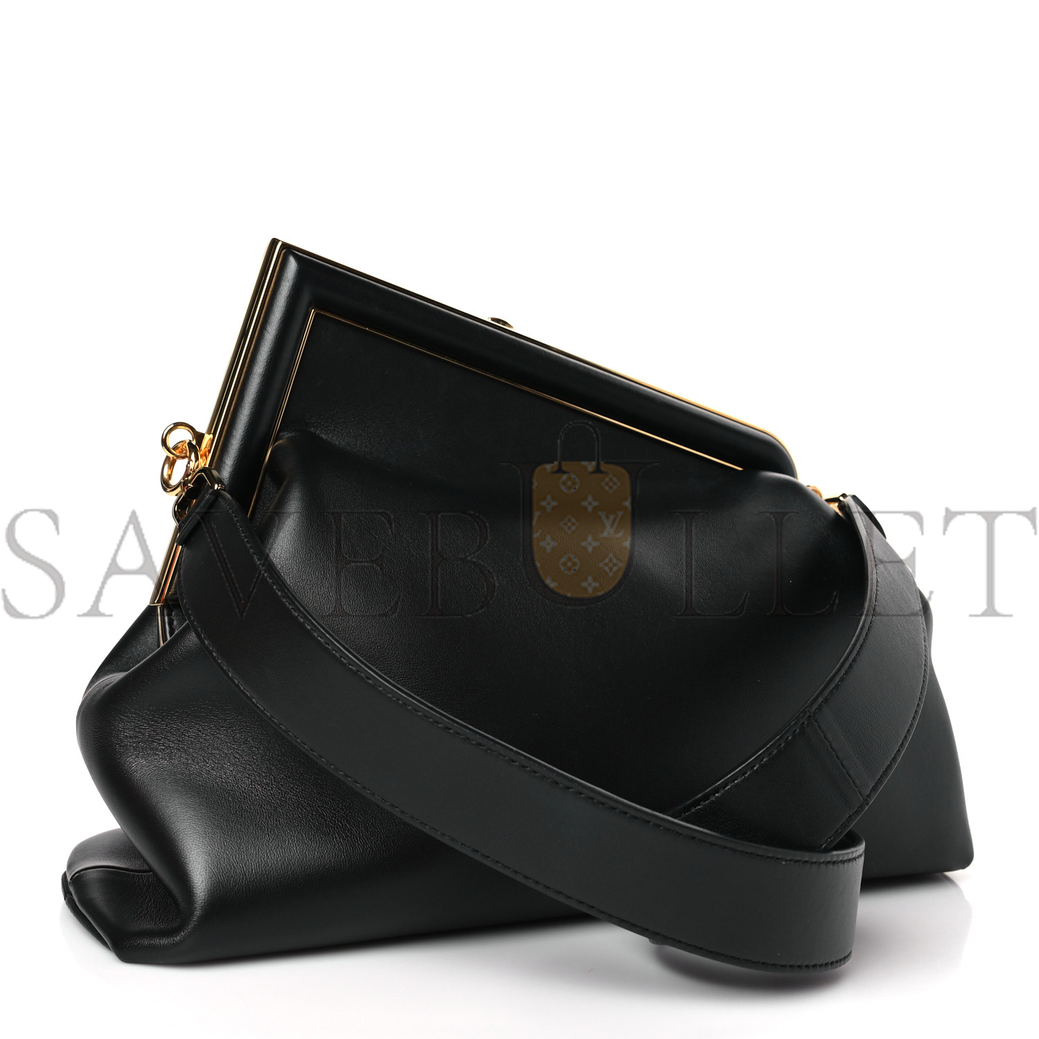 FENDI SHINY NAPPA MEDIUM FENDI FIRST BLACK (31*25*11cm) FENDI SHINY NAPPA MEDIUM FENDI FIRST BLACK (31*25*11cm)