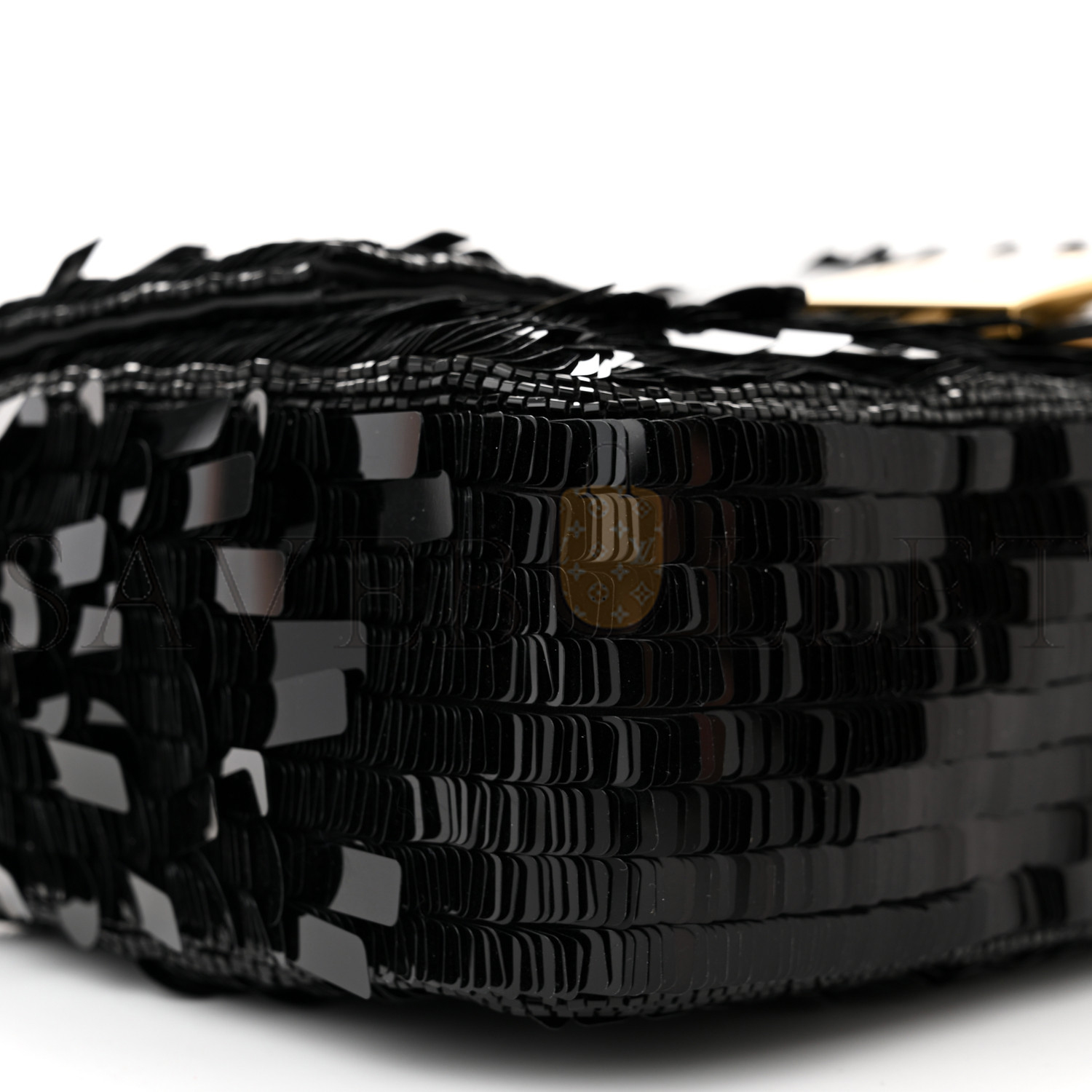 FENDI SEQUIN PAILLETTES SHINY NAPPA SEX AND THE CITY BAGUETTE BLACK (27*15*6cm) FENDI SEQUIN PAILLETTES SHINY NAPPA SEX AND THE CITY BAGUETTE BLACK (27*15*6cm)