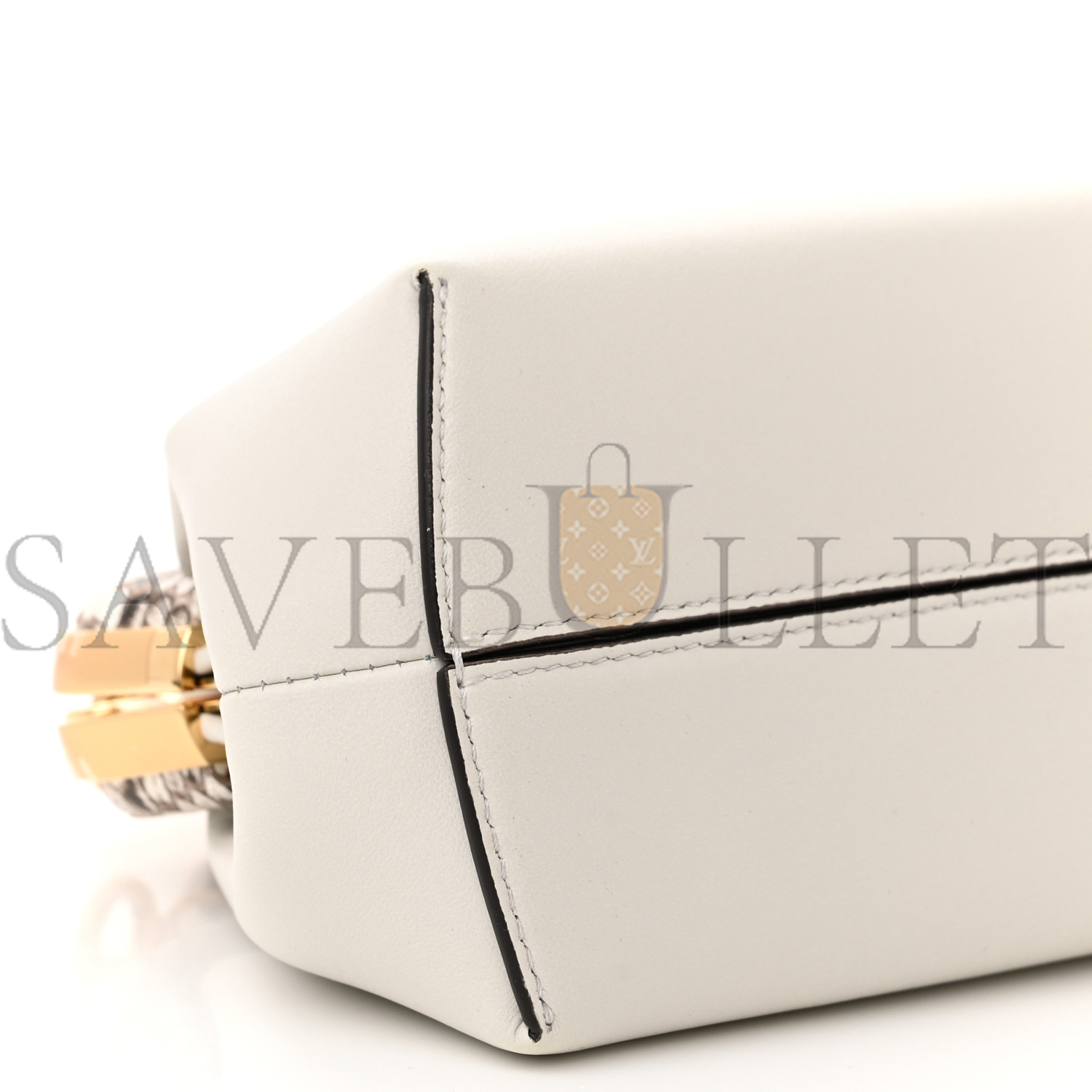 FENDI SHINY NAPPA SNAKESKIN SMALL FENDI FIRST WHITE ROCCIA (26*18*9.5cm) FENDI SHINY NAPPA SNAKESKIN SMALL FENDI FIRST WHITE ROCCIA (26*18*9.5cm)