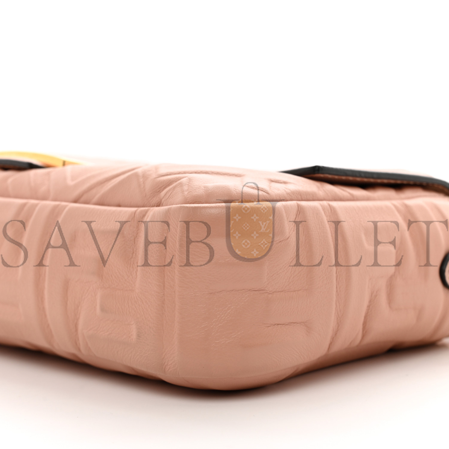 FENDI NAPPA FF 1974 EMBOSSED BAGUETTE ROSA BOURBON (27*15*6cm) FENDI NAPPA FF 1974 EMBOSSED BAGUETTE ROSA BOURBON (27*15*6cm)