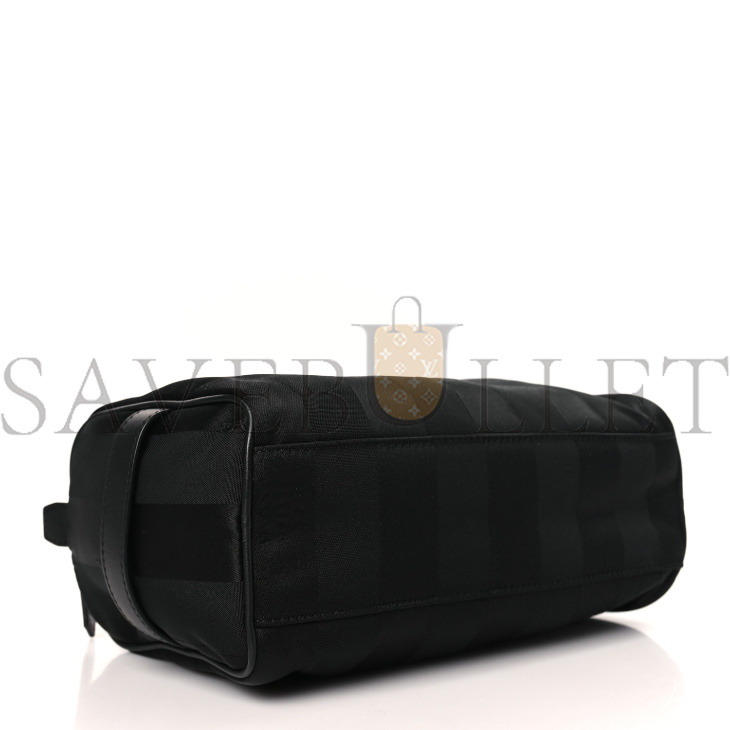 FENDI RECYCLED NYLON VITELLO GRACE LIGHT PEQUIN LOGO TRAVEL POUCH BLACK SUNFLOWER (25*13*11cm) FENDI RECYCLED NYLON VITELLO GRACE LIGHT PEQUIN LOGO TRAVEL POUCH BLACK SUNFLOWER (25*13*11cm)