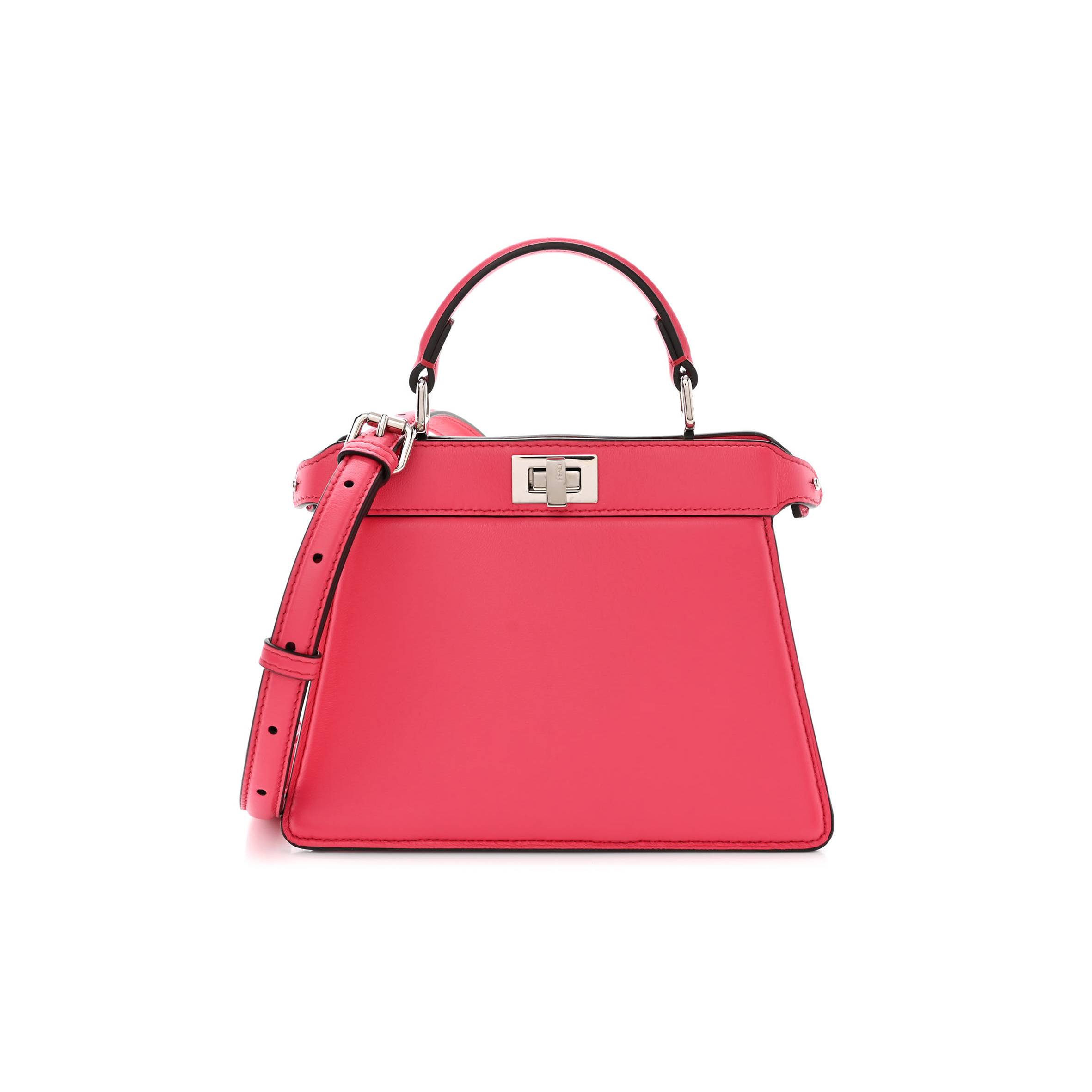 FENDI SHINY NAPPA PETITE PEEKABOO I SEE U SATCHEL LAMPONE (20*15*10cm) FENDI SHINY NAPPA PETITE PEEKABOO I SEE U SATCHEL LAMPONE (20*15*10cm)