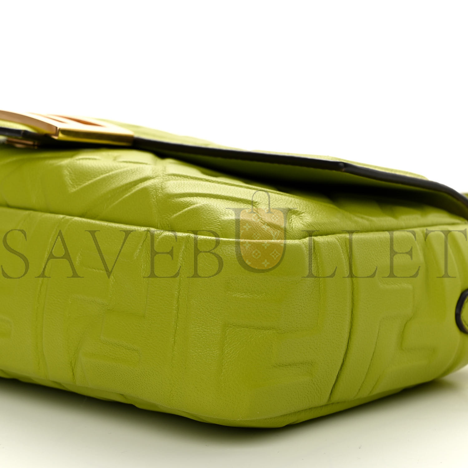 FENDI NAPPA FF 1974 EMBOSSED BAGUETTE WASABI (26*15*5cm) FENDI NAPPA FF 1974 EMBOSSED BAGUETTE WASABI (26*15*5cm)