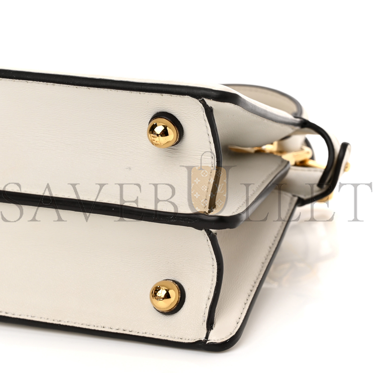 FENDI SHINY NAPPA PETITE PEEKABOO I SEE U SATCHEL WHITE (20*15*11cm) FENDI SHINY NAPPA PETITE PEEKABOO I SEE U SATCHEL WHITE (20*15*11cm)