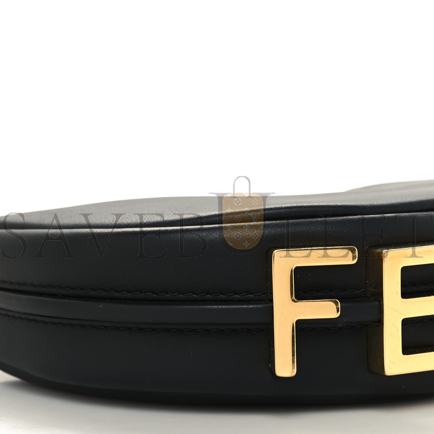 FENDI VITELLO GRACE MATTE NANO FENDIGRAPHY HOBO CHARM BLACK (15*10*5cm) FENDI VITELLO GRACE MATTE NANO FENDIGRAPHY HOBO CHARM BLACK (15*10*5cm)