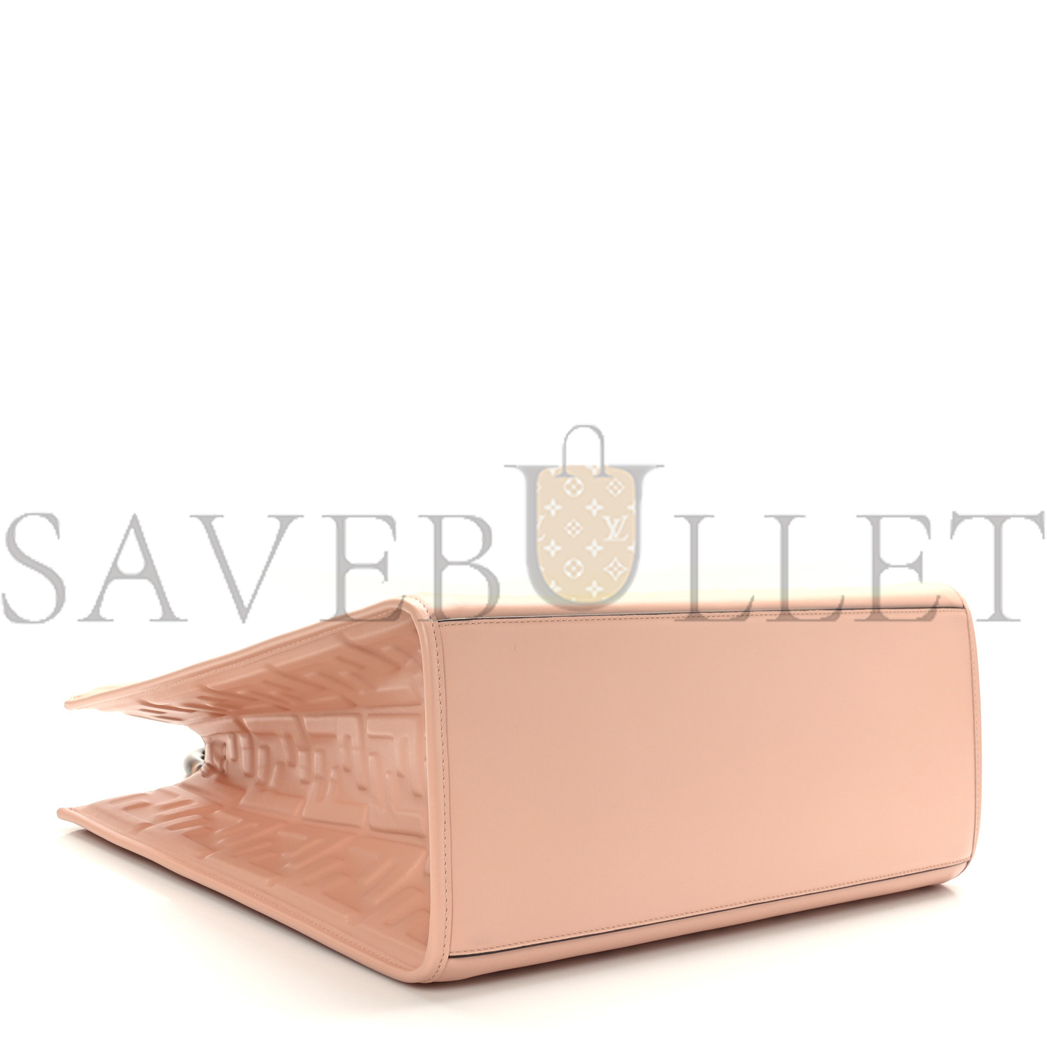 FENDI VITELLO PLEXIGLASS FF EMBOSSED MEDIUM FENDI SUNSHINE SHOPPER TOTE BABY PINK (36*31*16cm) FENDI VITELLO PLEXIGLASS FF EMBOSSED MEDIUM FENDI SUNSHINE SHOPPER TOTE BABY PINK (36*31*16cm)