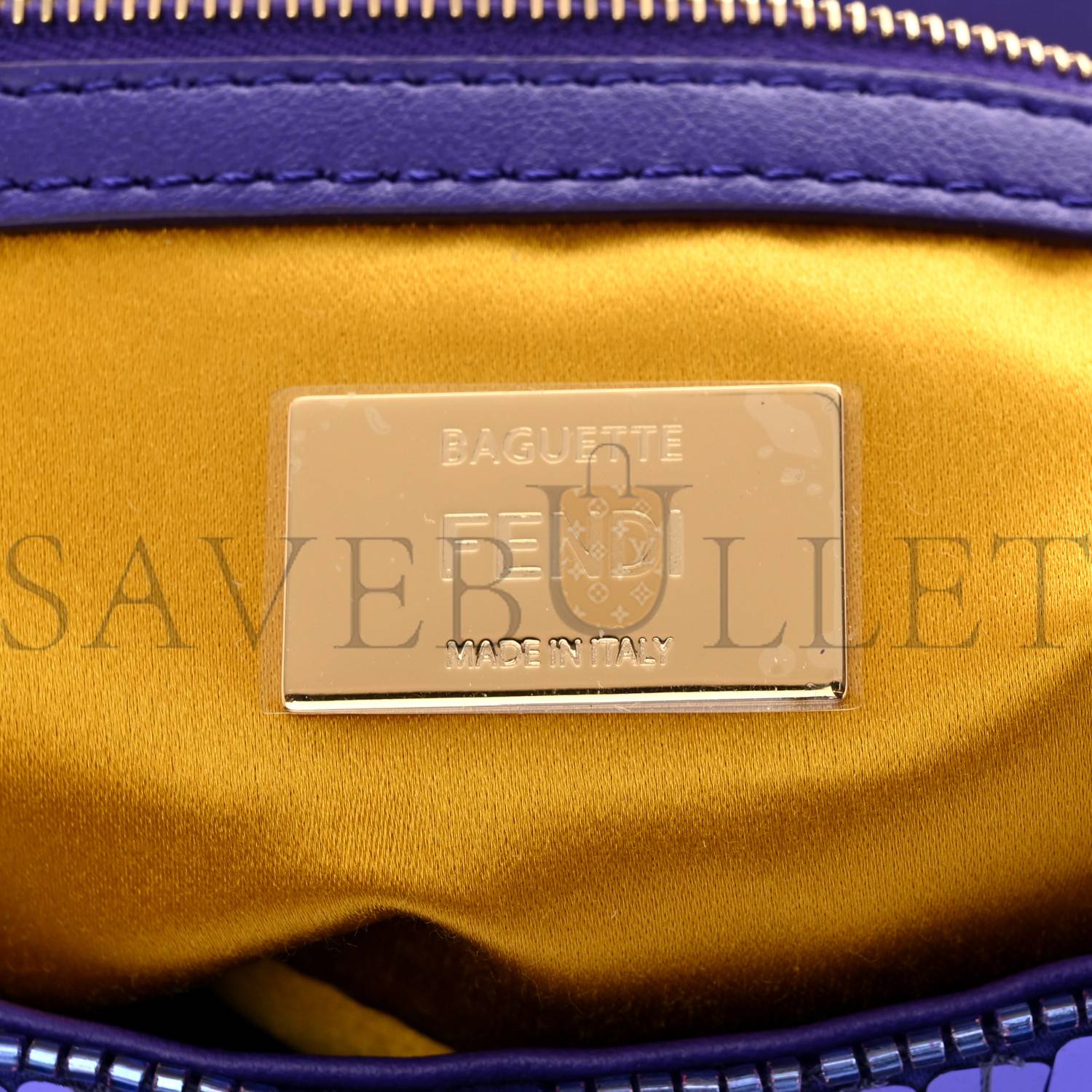 FENDI SEQUIN PAILLETTES SHINY NAPPA SEX AND THE CITY BAGUETTE VIOLA PURPLE RAIN (27*15*6cm) FENDI SEQUIN PAILLETTES SHINY NAPPA SEX AND THE CITY BAGUETTE VIOLA PURPLE RAIN (27*15*6cm)
