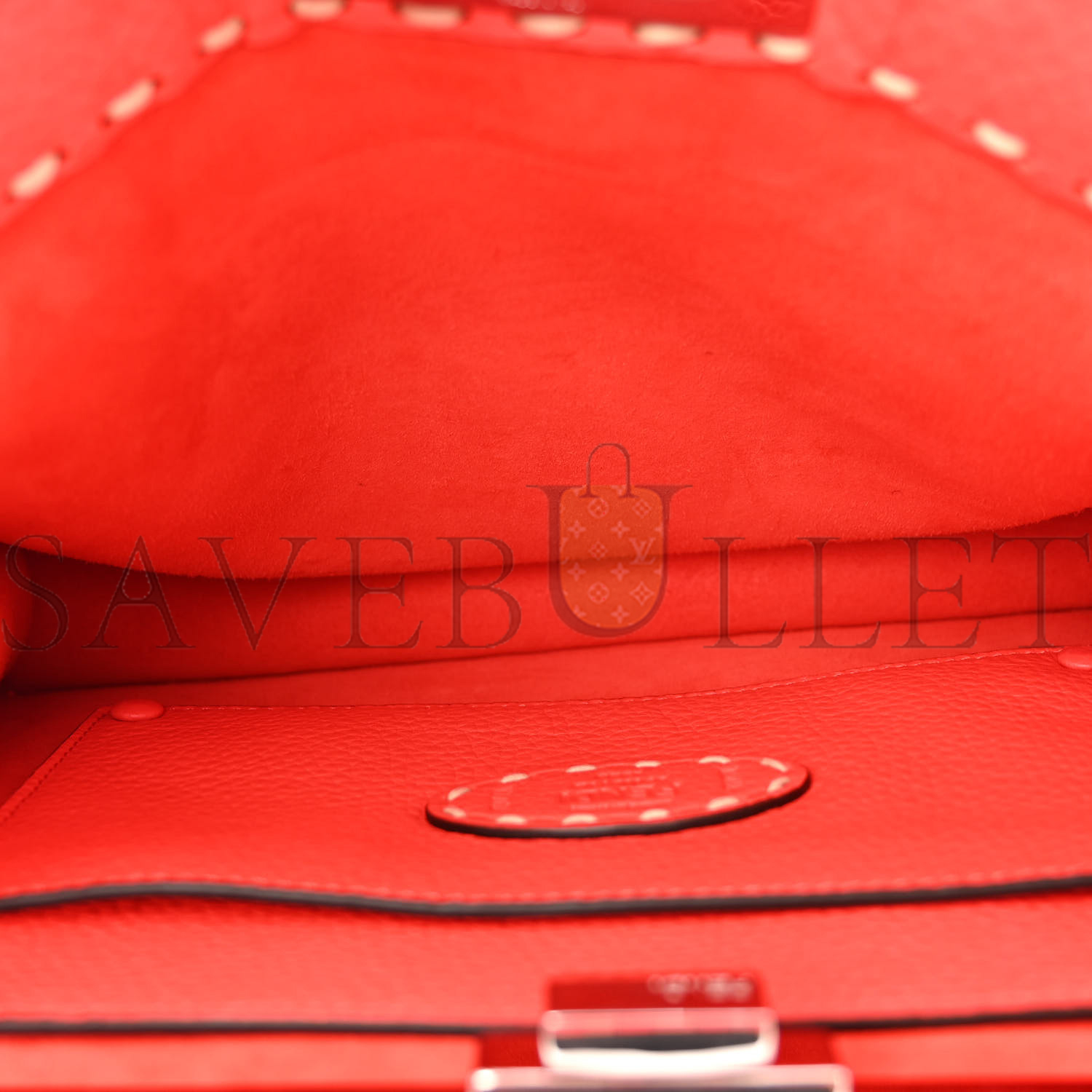 FENDI VITELLO GRANATO CAMOSCIO SELLERIA MACRO STITCHINGS MEDIUM PEEKABOO I SEE U SATCHEL TULLIPANO (34*25*8cm) FENDI VITELLO GRANATO CAMOSCIO SELLERIA MACRO STITCHINGS MEDIUM PEEKABOO I SEE U SATCHEL TULLIPANO (34*25*8cm)