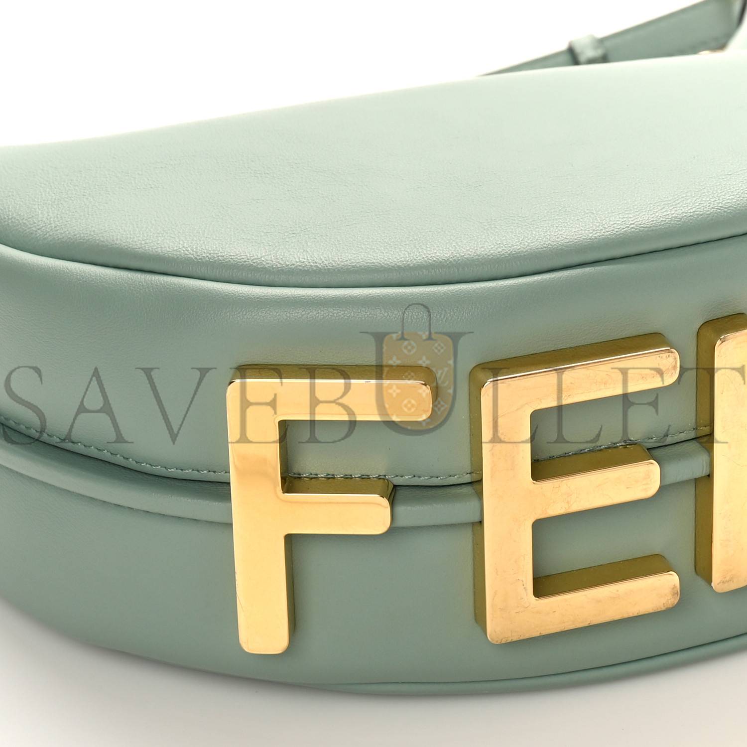 FENDI VITELLO GRACE MATTE SMALL FENDIGRAPHY HOBO BAG MENTA (28*18*10cm) FENDI VITELLO GRACE MATTE SMALL FENDIGRAPHY HOBO BAG MENTA (28*18*10cm)