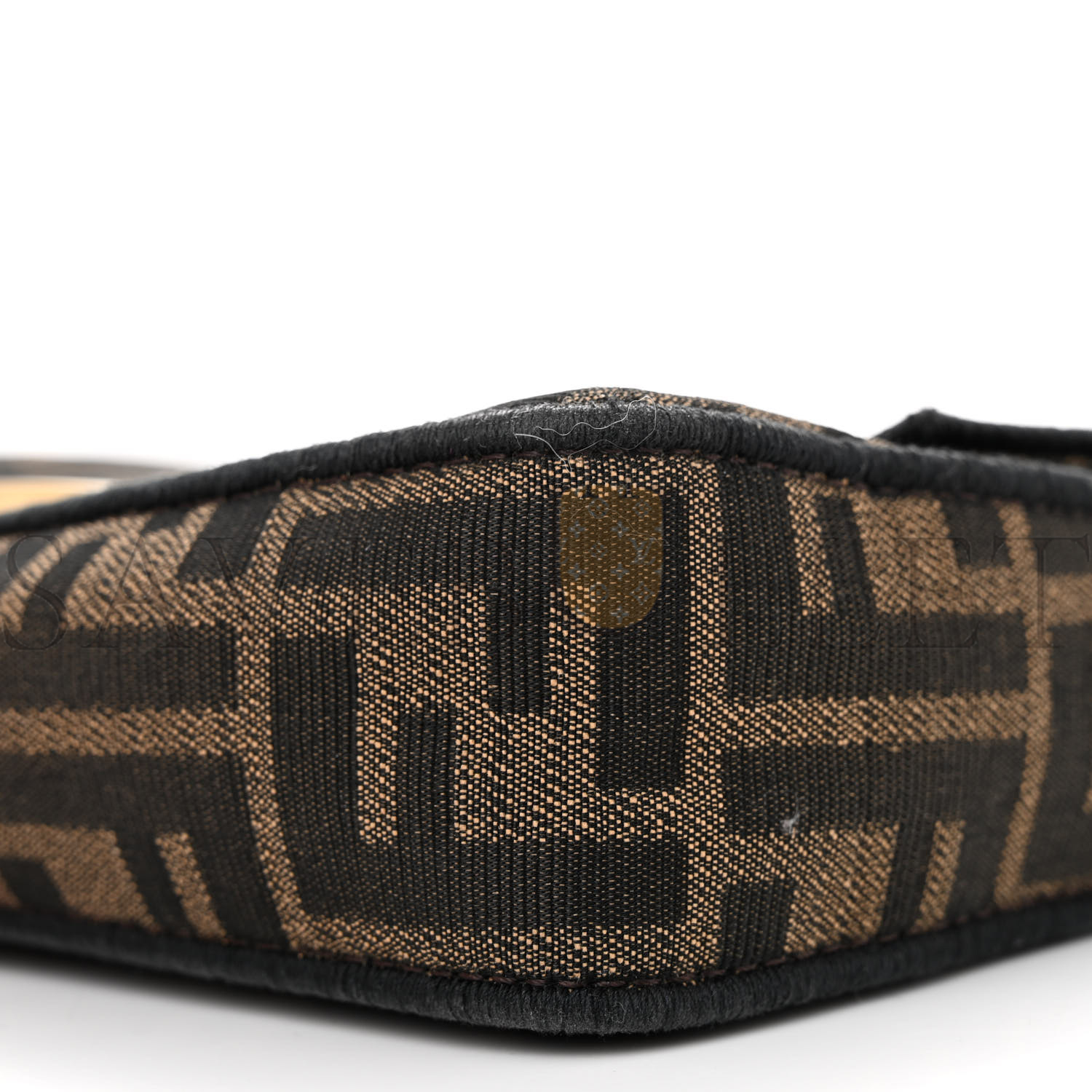 FENDI FABRIC JACQUARD FF 1974 MINI BAGUETTE TOBACCO MORO BLACK (18*11*5cm) FENDI FABRIC JACQUARD FF 1974 MINI BAGUETTE TOBACCO MORO BLACK (18*11*5cm)