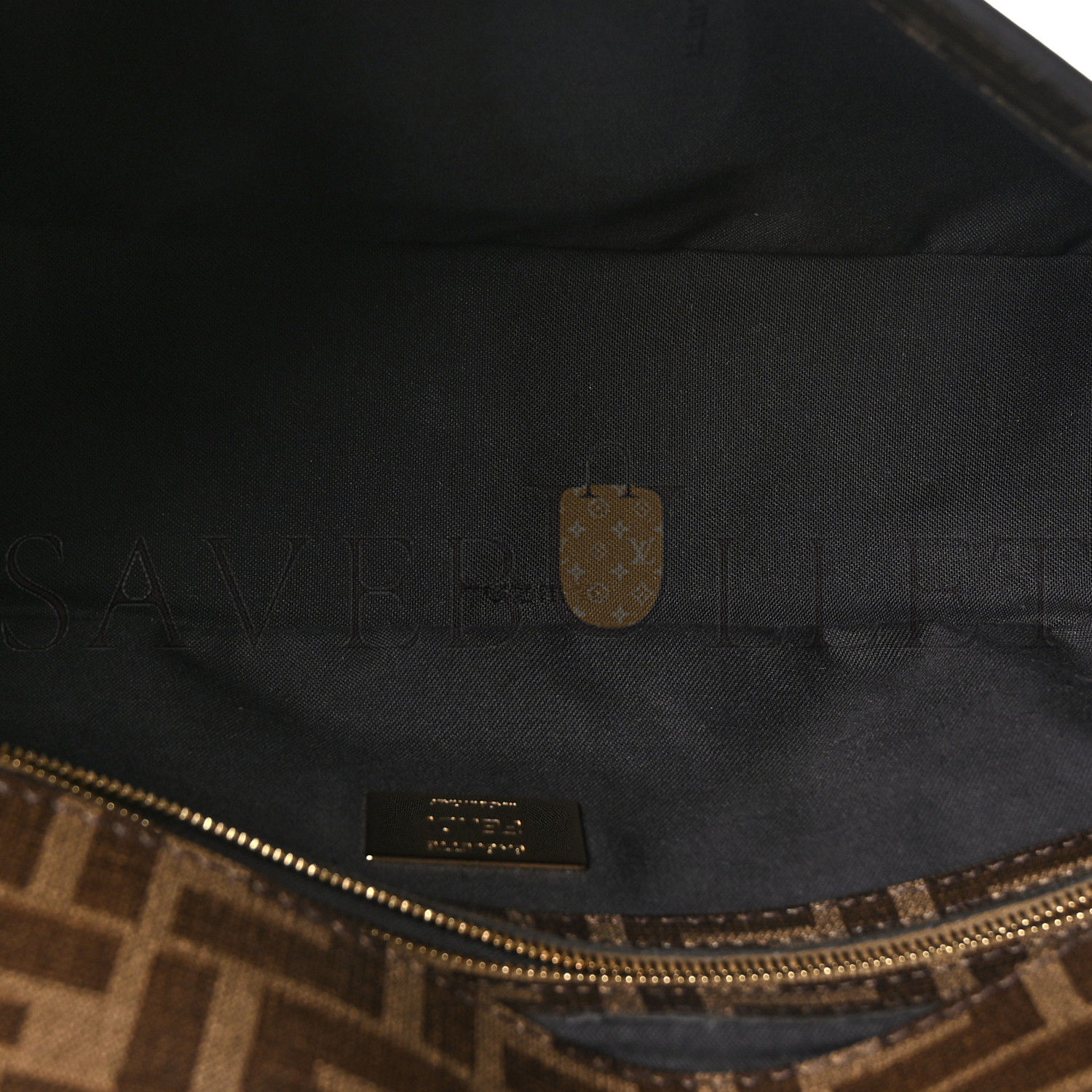 FENDI GLAZED FABRIC FF 1974 HAIRDO GIRLS INLAY BAGUETTE MOGANO PANNA MULTICOLOR (27*15*6cm) FENDI GLAZED FABRIC FF 1974 HAIRDO GIRLS INLAY BAGUETTE MOGANO PANNA MULTICOLOR (27*15*6cm)