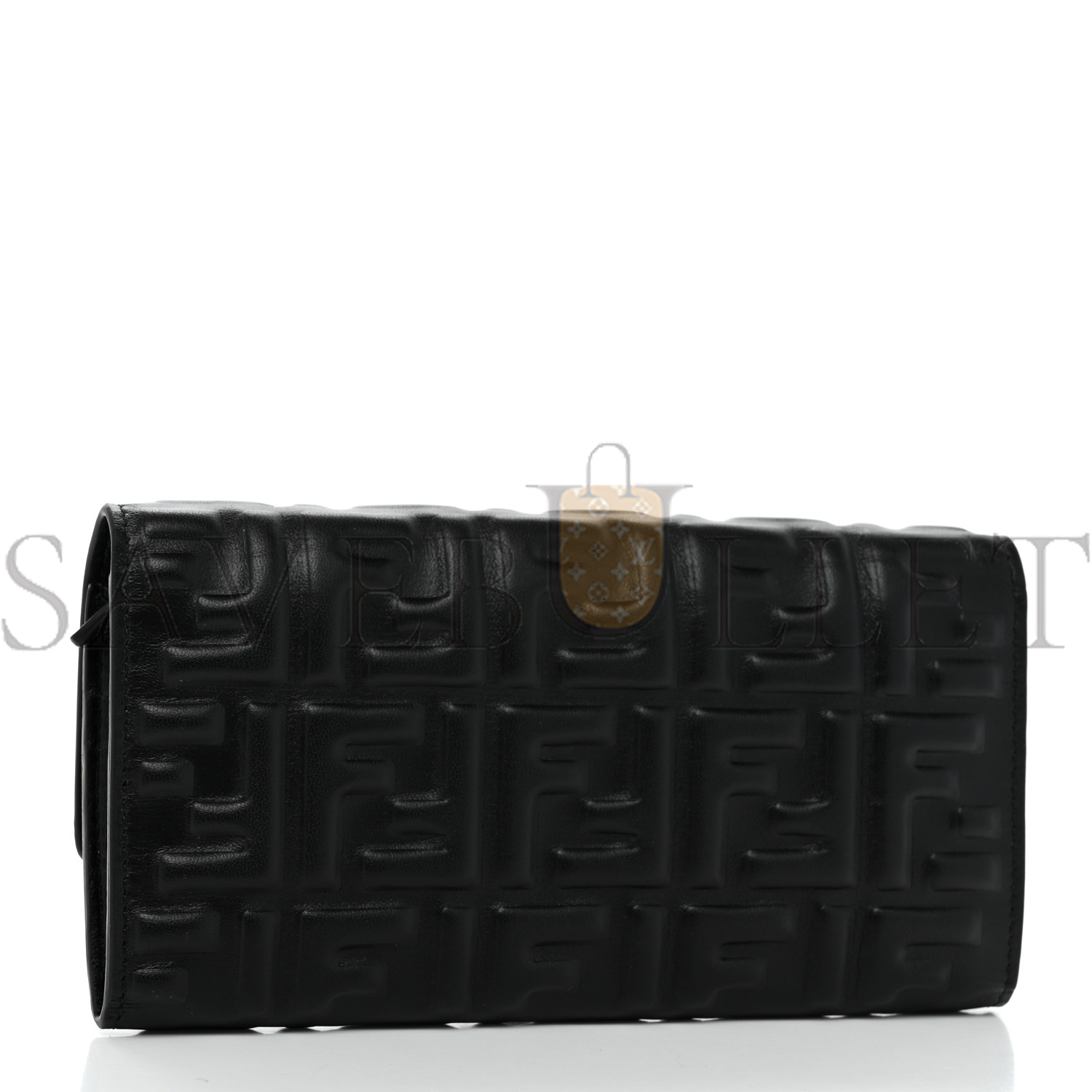 FENDI NAPPA MATISSE FF EMBOSSED CONTINENTAL WALLET BLACK (18*11*3cm) FENDI NAPPA MATISSE FF EMBOSSED CONTINENTAL WALLET BLACK (18*11*3cm)