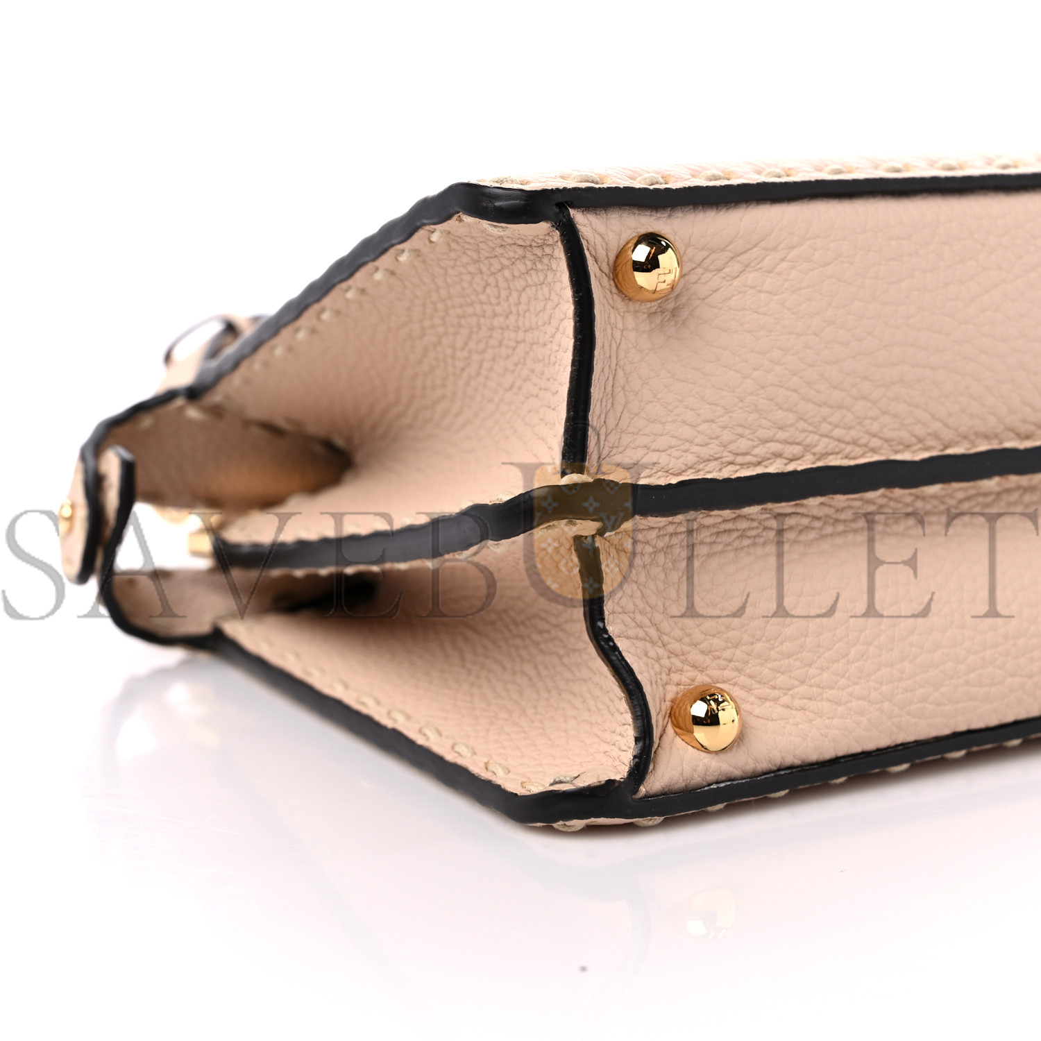 FENDI VITELLO GRANATO CAMOSCIO SELLERIA MACRO STITCHINGS SMALL PEEKABOO I SEE U SATCHEL ROSA PLASTER (27*20*11cm) FENDI VITELLO GRANATO CAMOSCIO SELLERIA MACRO STITCHINGS SMALL PEEKABOO I SEE U SATCHEL ROSA PLASTER (27*20*11cm)