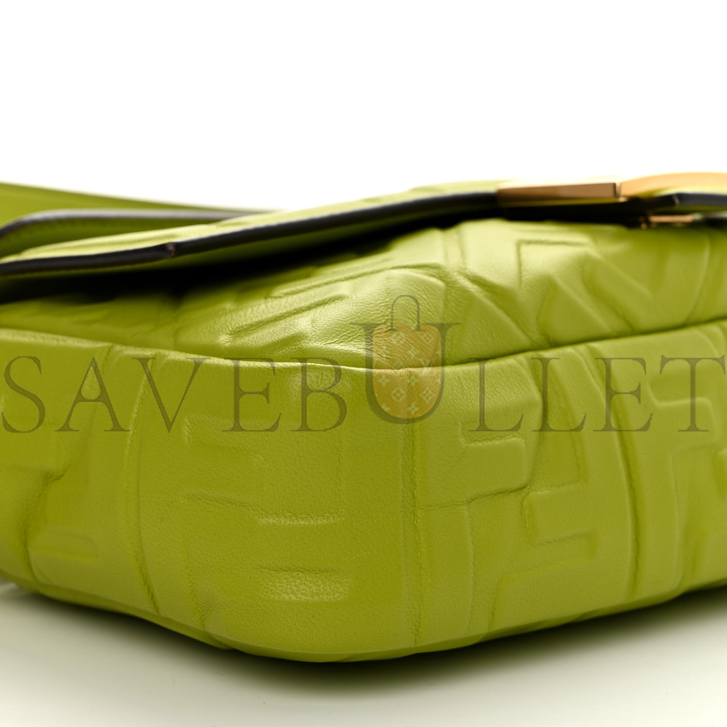 FENDI NAPPA FF 1974 EMBOSSED BAGUETTE WASABI (26*15*5cm) FENDI NAPPA FF 1974 EMBOSSED BAGUETTE WASABI (26*15*5cm)