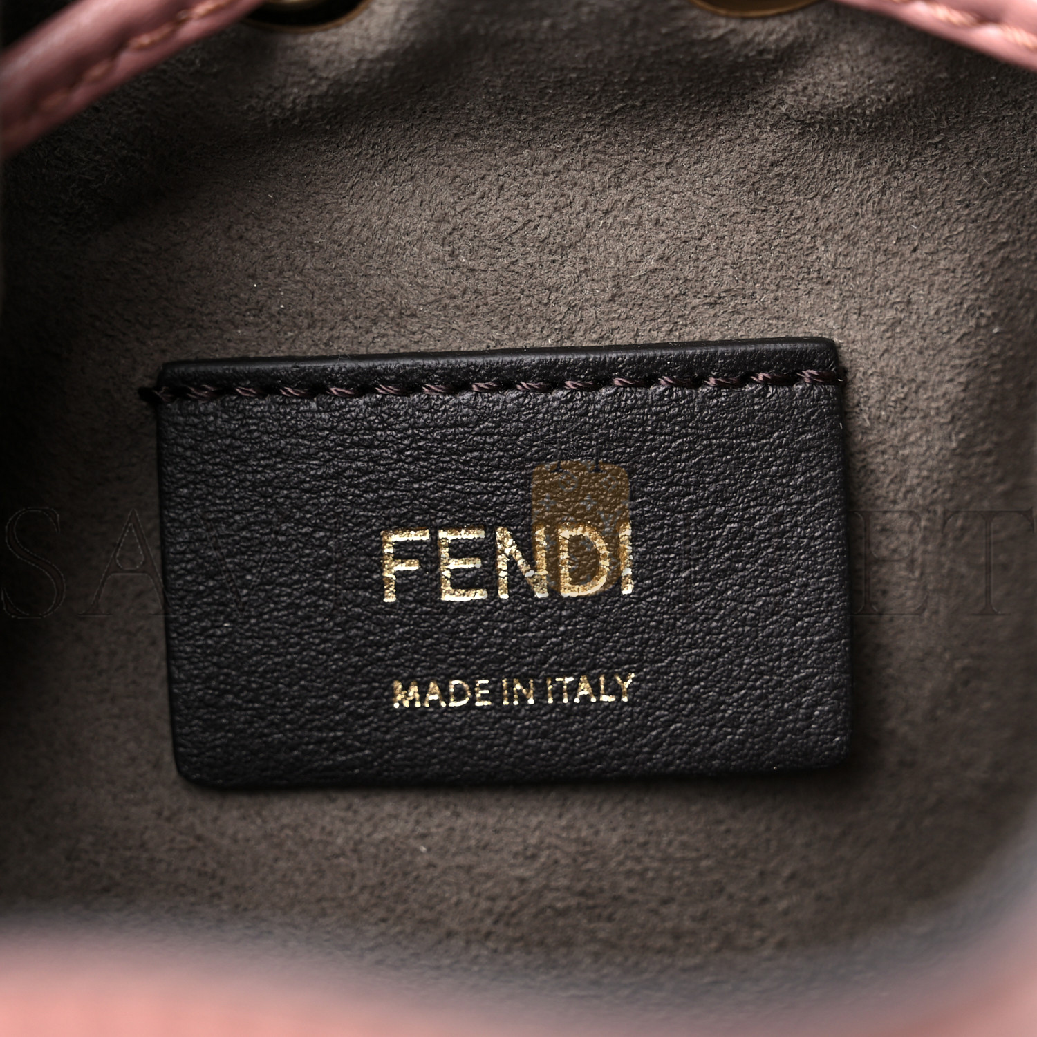FENDI VITELLO LIBERTY F IS FENDI STUDDED MINI MON TRESOR BUCKET BAG ENGLISH ROSE (18*12*10cm) FENDI VITELLO LIBERTY F IS FENDI STUDDED MINI MON TRESOR BUCKET BAG ENGLISH ROSE (18*12*10cm)