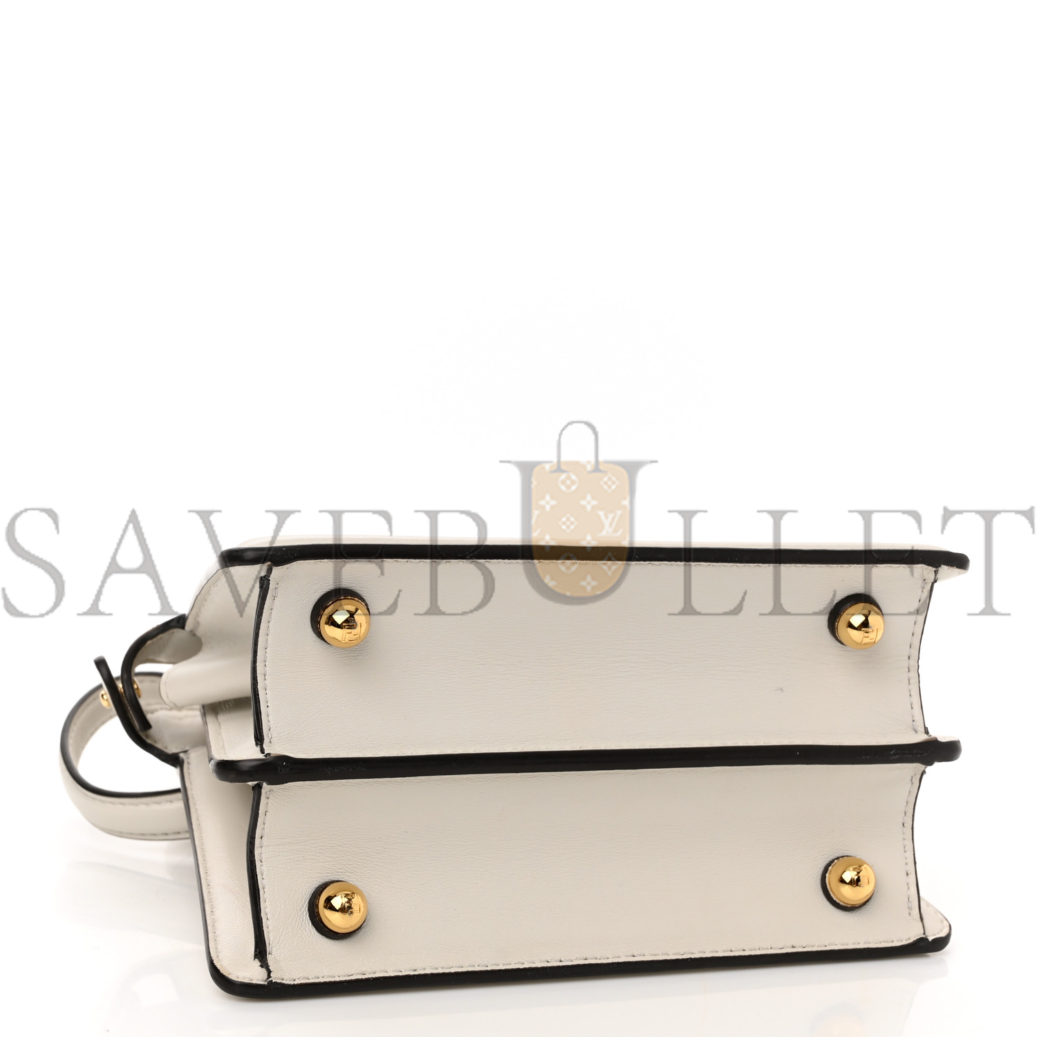 FENDI SHINY NAPPA PETITE PEEKABOO I SEE U SATCHEL WHITE (20*15*11cm) FENDI SHINY NAPPA PETITE PEEKABOO I SEE U SATCHEL WHITE (20*15*11cm)