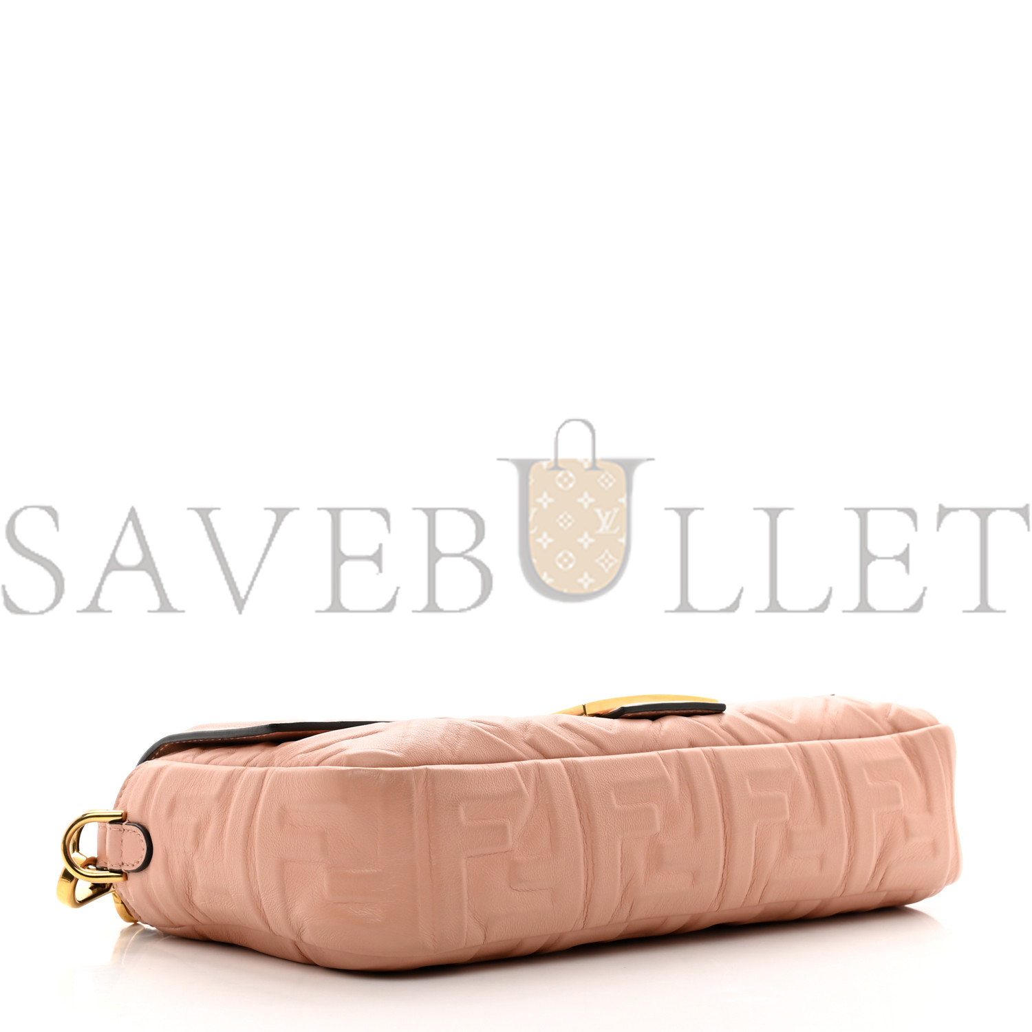 FENDI NAPPA FF 1974 EMBOSSED BAGUETTE ROSA BOURBON (27*15*6cm) FENDI NAPPA FF 1974 EMBOSSED BAGUETTE ROSA BOURBON (27*15*6cm)