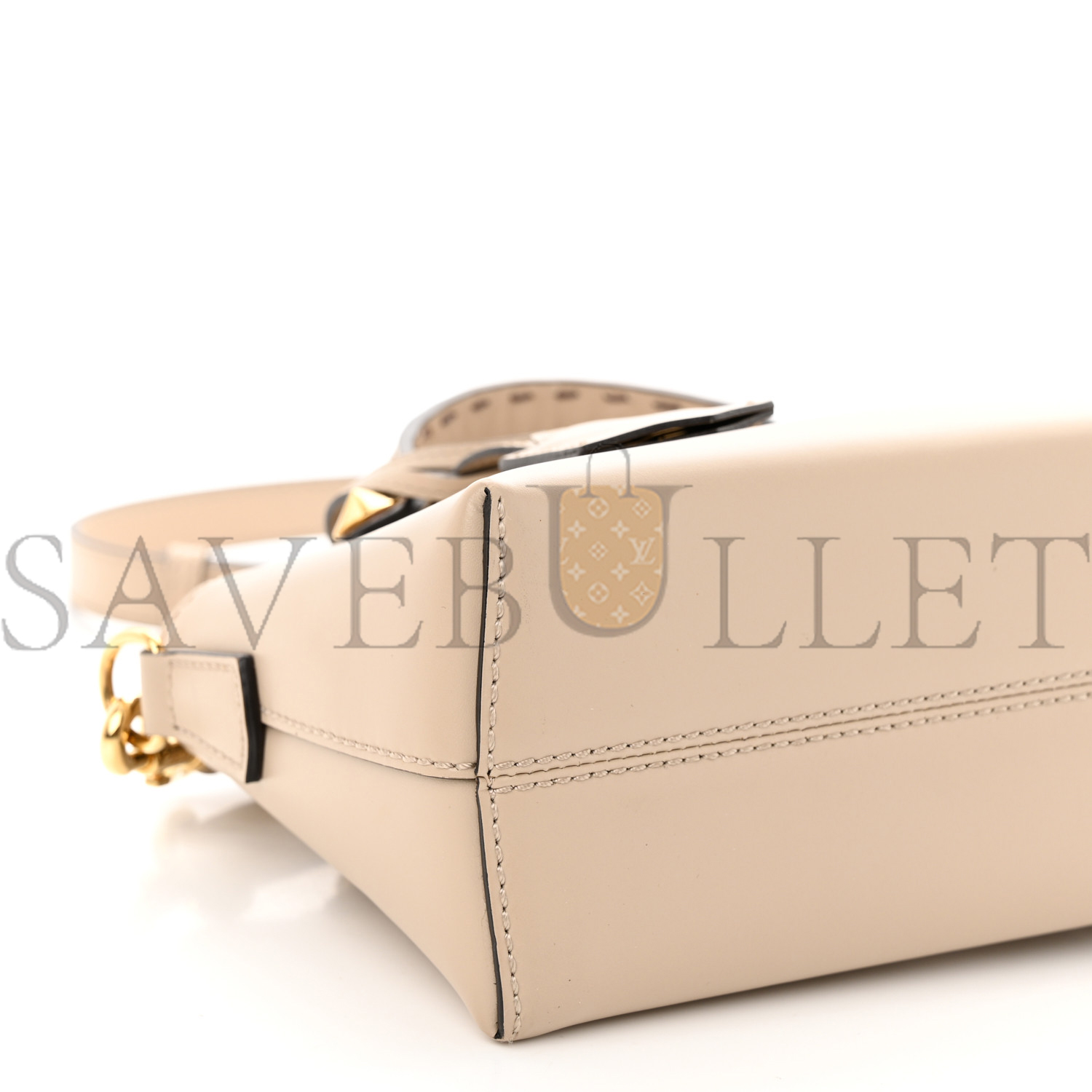 FENDI VITELLO KING LOGO EMBOSSED MINI BY THE WAY BOSTON BAG NUVOLA (19*13*9cm) FENDI VITELLO KING LOGO EMBOSSED MINI BY THE WAY BOSTON BAG NUVOLA (19*13*9cm)