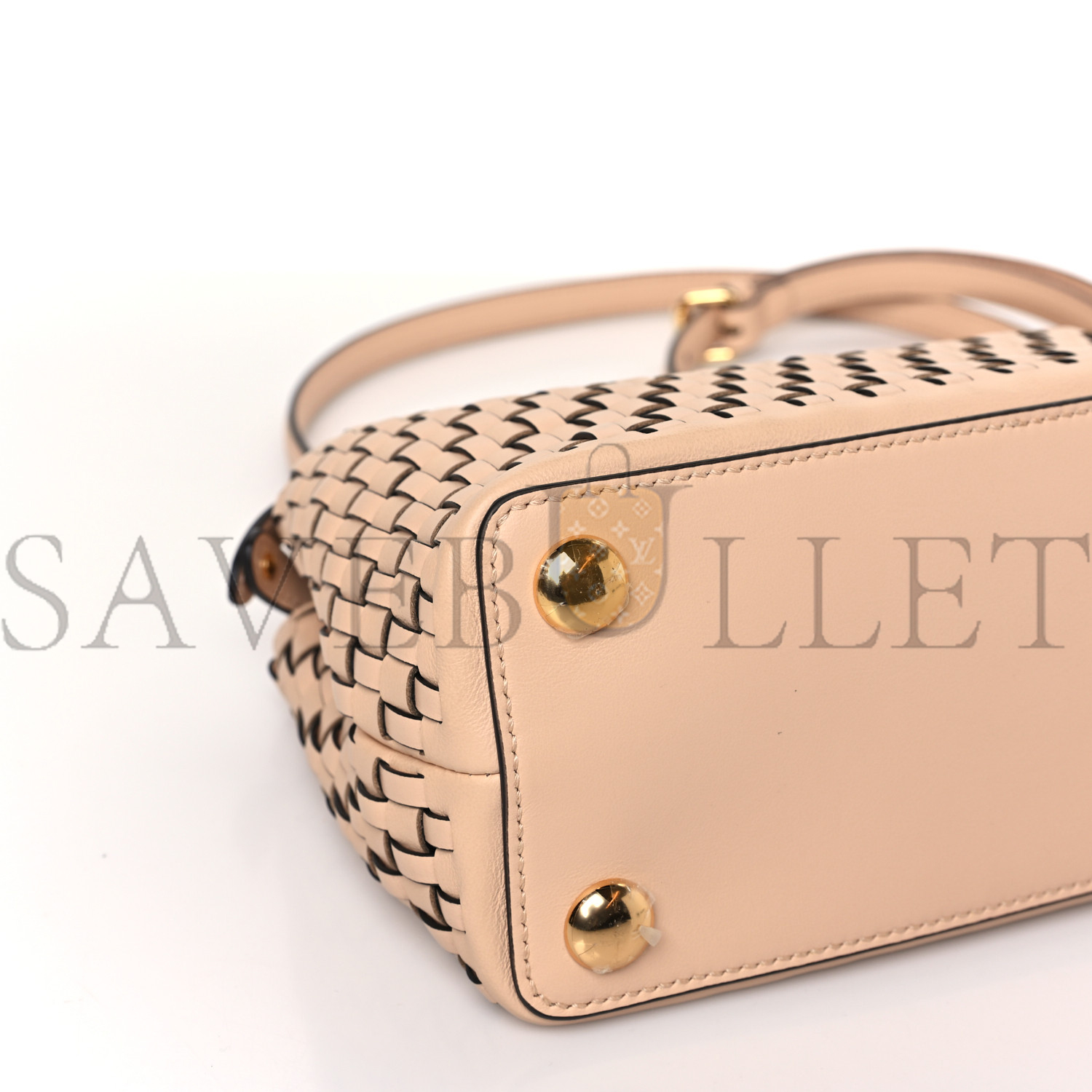 FENDI VITELLO GRACE INTRECCIO MINI PEEKABOO ICONIC SATCHEL LIGHT ROSE (23*18*10cm) FENDI VITELLO GRACE INTRECCIO MINI PEEKABOO ICONIC SATCHEL LIGHT ROSE (23*18*10cm)