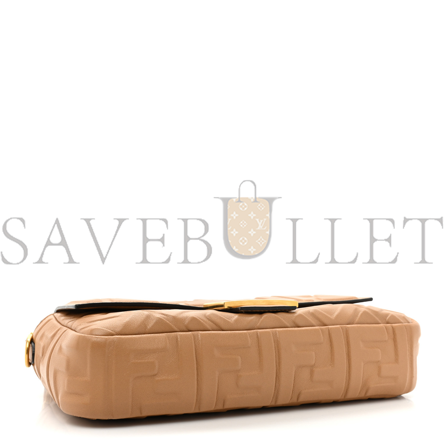 FENDI NAPPA FF 1974 EMBOSSED BAGUETTE MIELE SCURO (27*16*5cm) FENDI NAPPA FF 1974 EMBOSSED BAGUETTE MIELE SCURO (27*16*5cm)