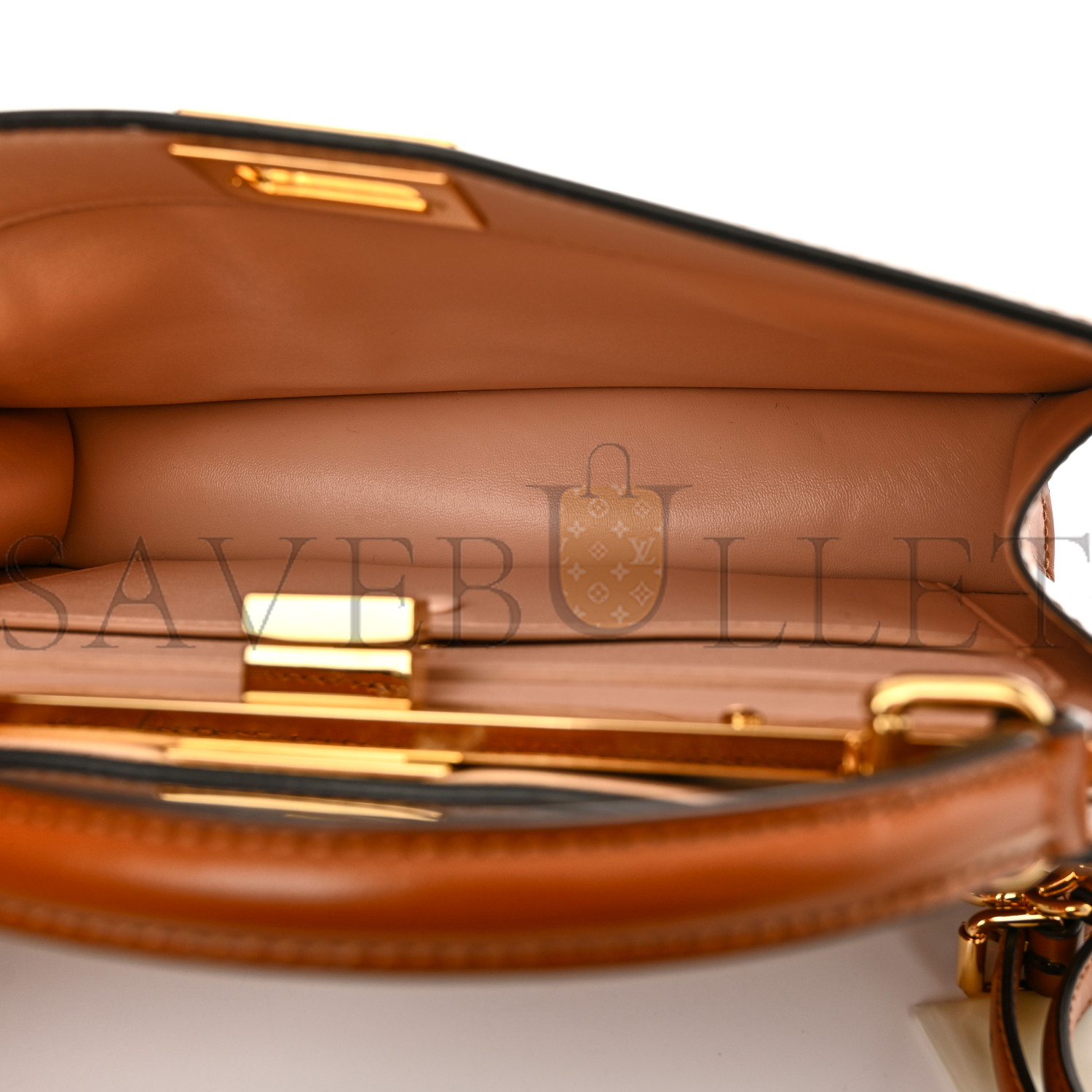 FENDI VITELLO KING LUXOR SHINY NAPPA MEDIUM PEEKABOO I SEE U EAST WEST SATCHEL BRANDY LIGHT ROSE (29*18*10cm) FENDI VITELLO KING LUXOR SHINY NAPPA MEDIUM PEEKABOO I SEE U EAST WEST SATCHEL BRANDY LIGHT ROSE (29*18*10cm)