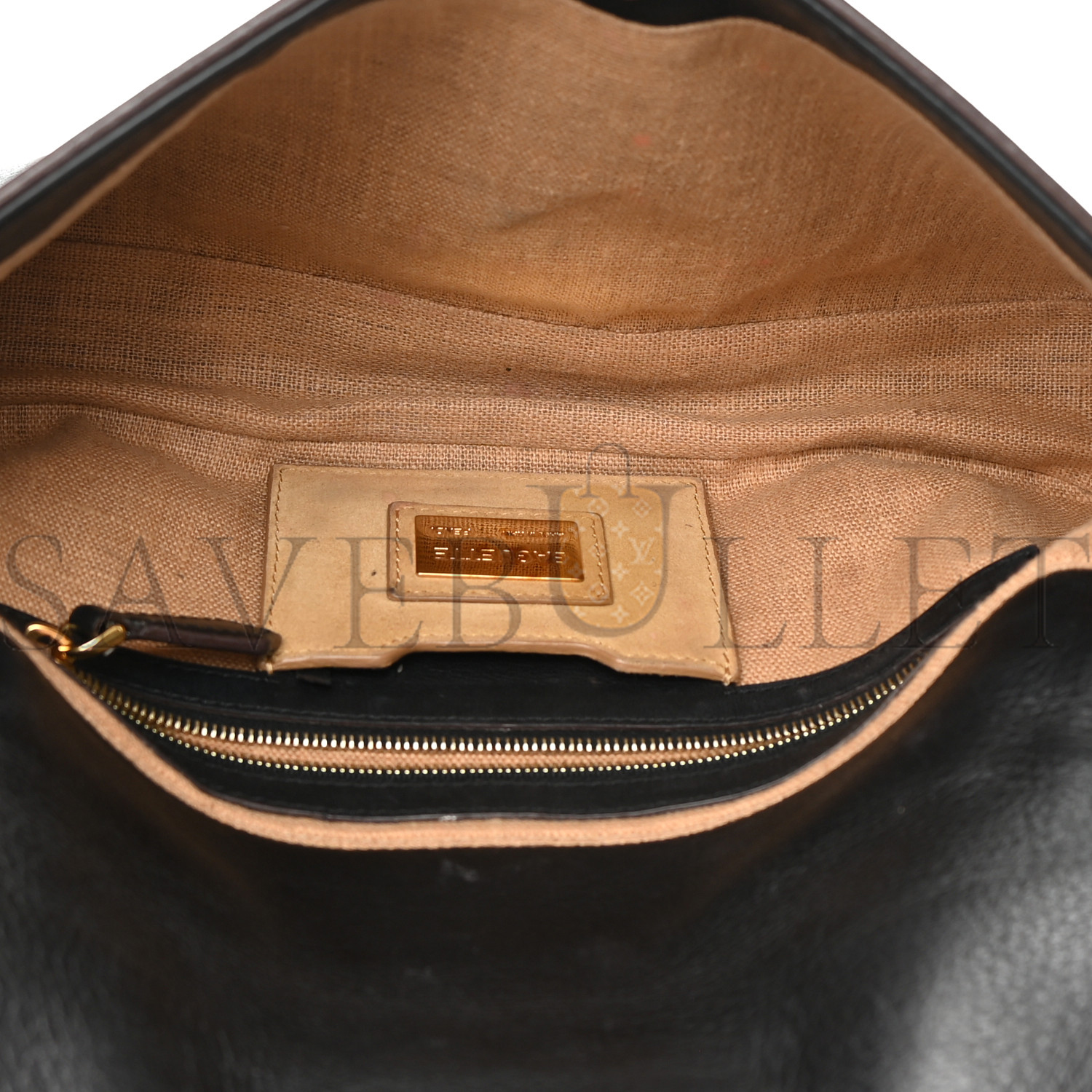 FENDI VITELLO FLAMINGO ENAMEL BAGUETTE BLACK (27*15*4cm) FENDI VITELLO FLAMINGO ENAMEL BAGUETTE BLACK (27*15*4cm)