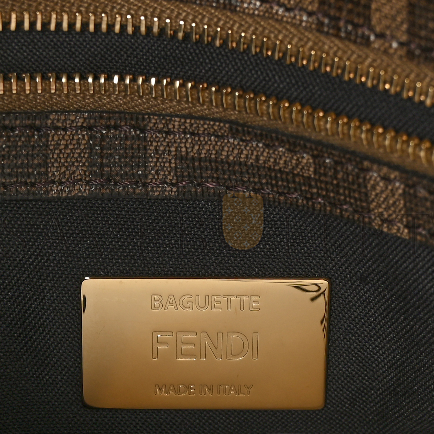 FENDI GLAZED FABRIC FF 1974 HAIRDO GIRLS INLAY BAGUETTE MOGANO PANNA MULTICOLOR (27*15*6cm) FENDI GLAZED FABRIC FF 1974 HAIRDO GIRLS INLAY BAGUETTE MOGANO PANNA MULTICOLOR (27*15*6cm)