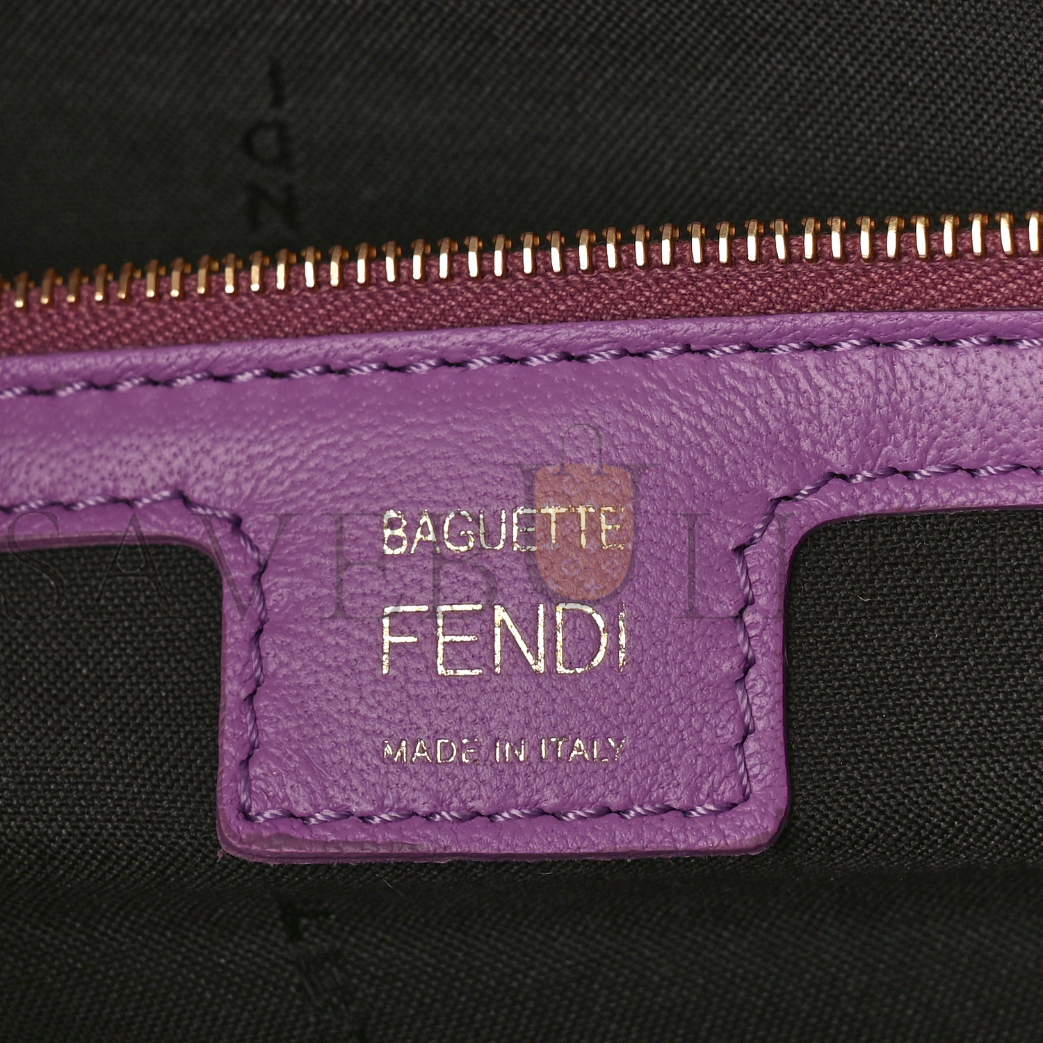 FENDI NAPPA FF 1974 EMBOSSED BAGUETTE AGAPANTO (26*14*6cm) FENDI NAPPA FF 1974 EMBOSSED BAGUETTE AGAPANTO (26*14*6cm)