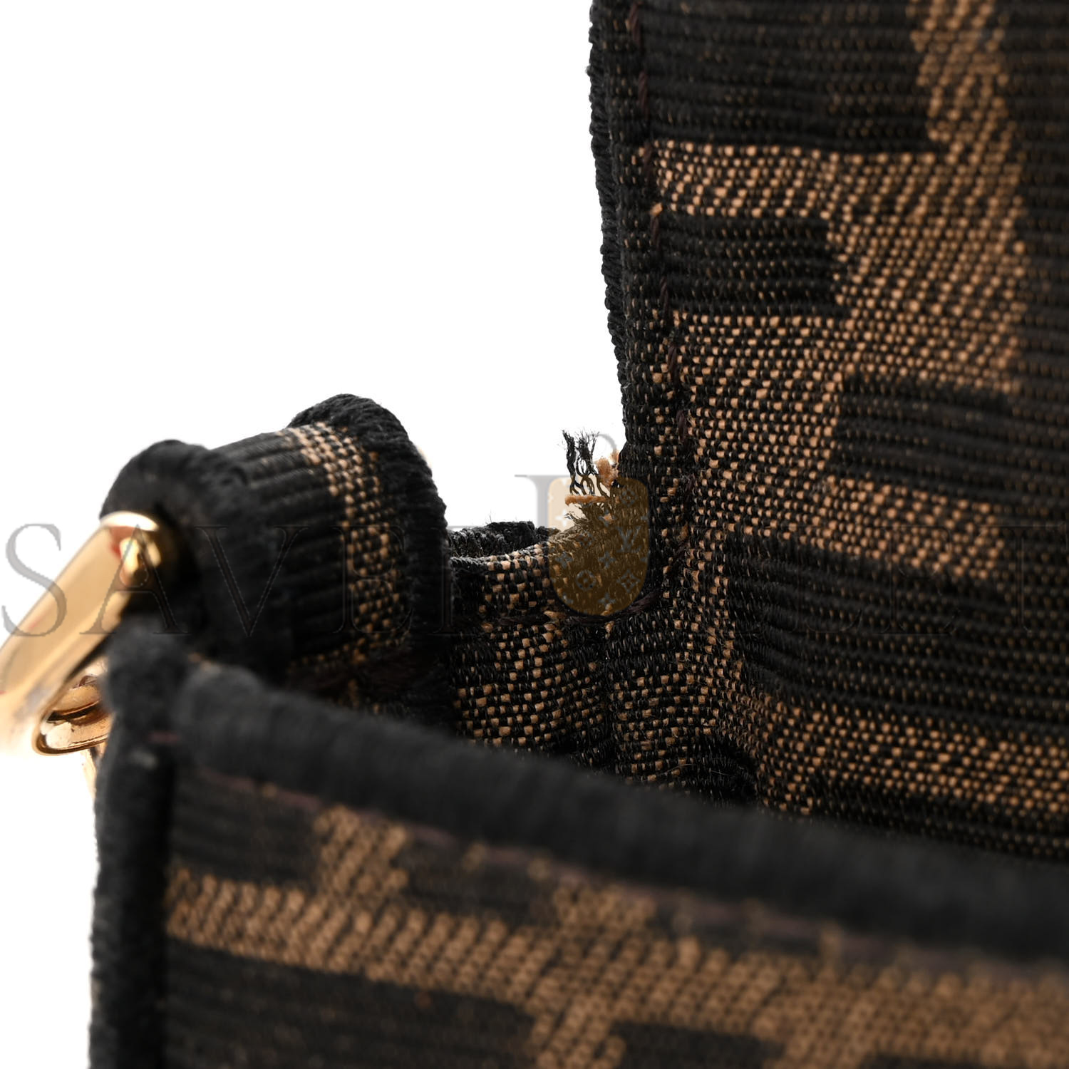 FENDI FABRIC JACQUARD FF 1974 MINI BAGUETTE TOBACCO MORO BLACK (18*11*5cm) FENDI FABRIC JACQUARD FF 1974 MINI BAGUETTE TOBACCO MORO BLACK (18*11*5cm)