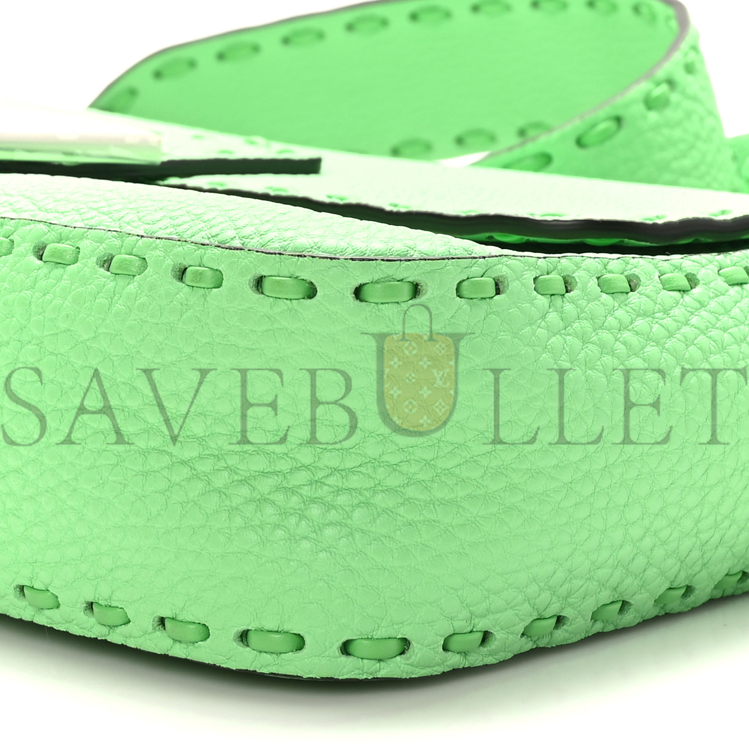 FENDI CUOIO ROMA SELLERISSIMA NAPPA SINTETICA TAPE STITCH BAGUETTE EDAMAME (27*15*6cm) FENDI CUOIO ROMA SELLERISSIMA NAPPA SINTETICA TAPE STITCH BAGUETTE EDAMAME (27*15*6cm)