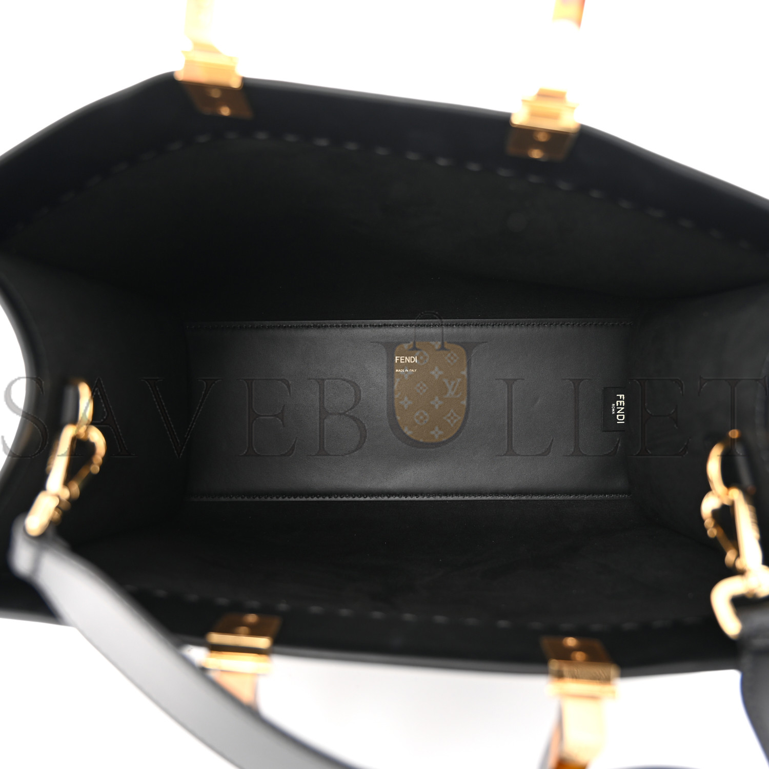 FENDI VITELLO KING PLEXIGLASS MEDIUM FENDI SUNSHINE SHOPPER TOTE BLACK (36*30*15cm) FENDI VITELLO KING PLEXIGLASS MEDIUM FENDI SUNSHINE SHOPPER TOTE BLACK (36*30*15cm)