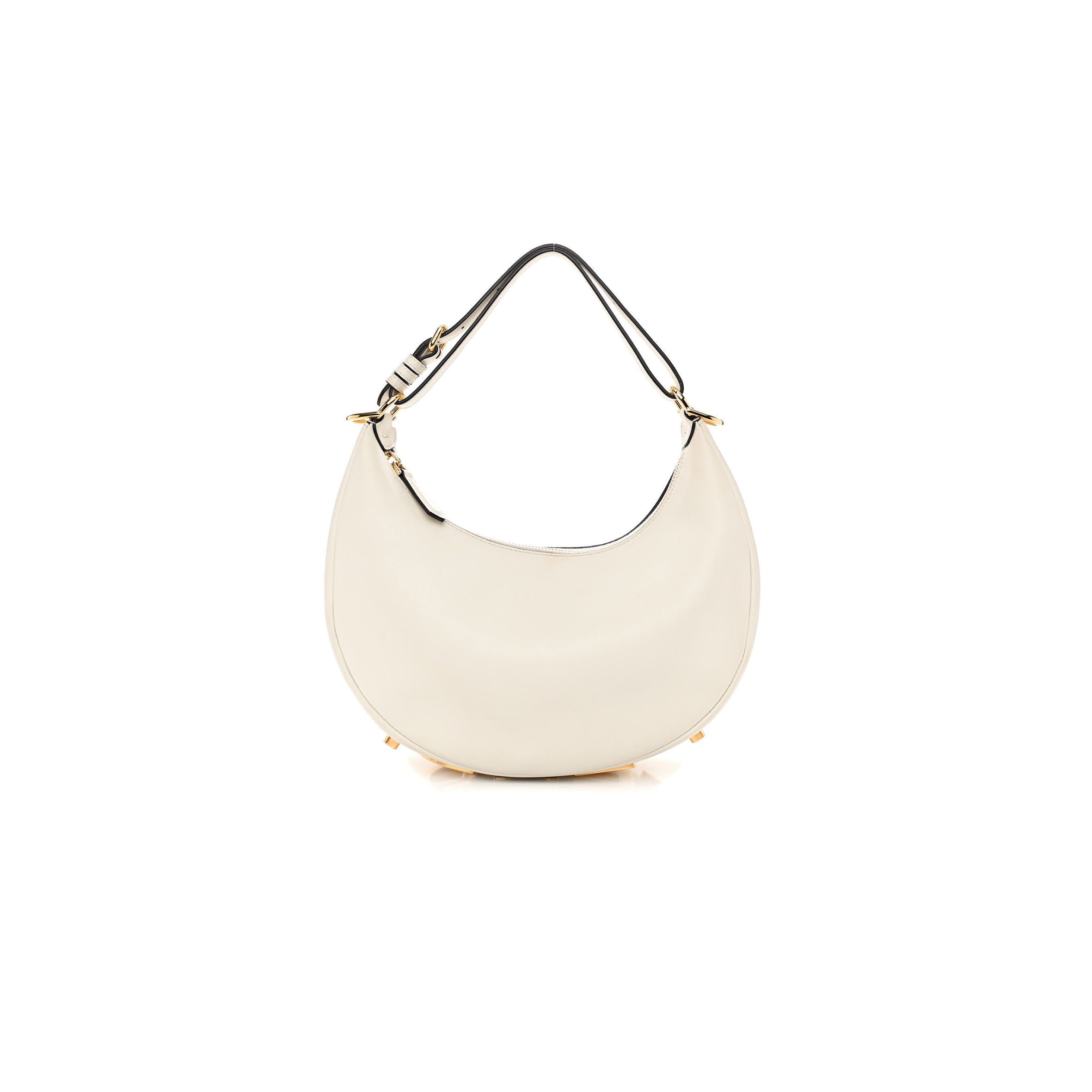 FENDI VITELLO GRACE MATTE SMALL FENDIGRAPHY HOBO BAG WHITE ICE (28*21*8cm) FENDI VITELLO GRACE MATTE SMALL FENDIGRAPHY HOBO BAG WHITE ICE (28*21*8cm)