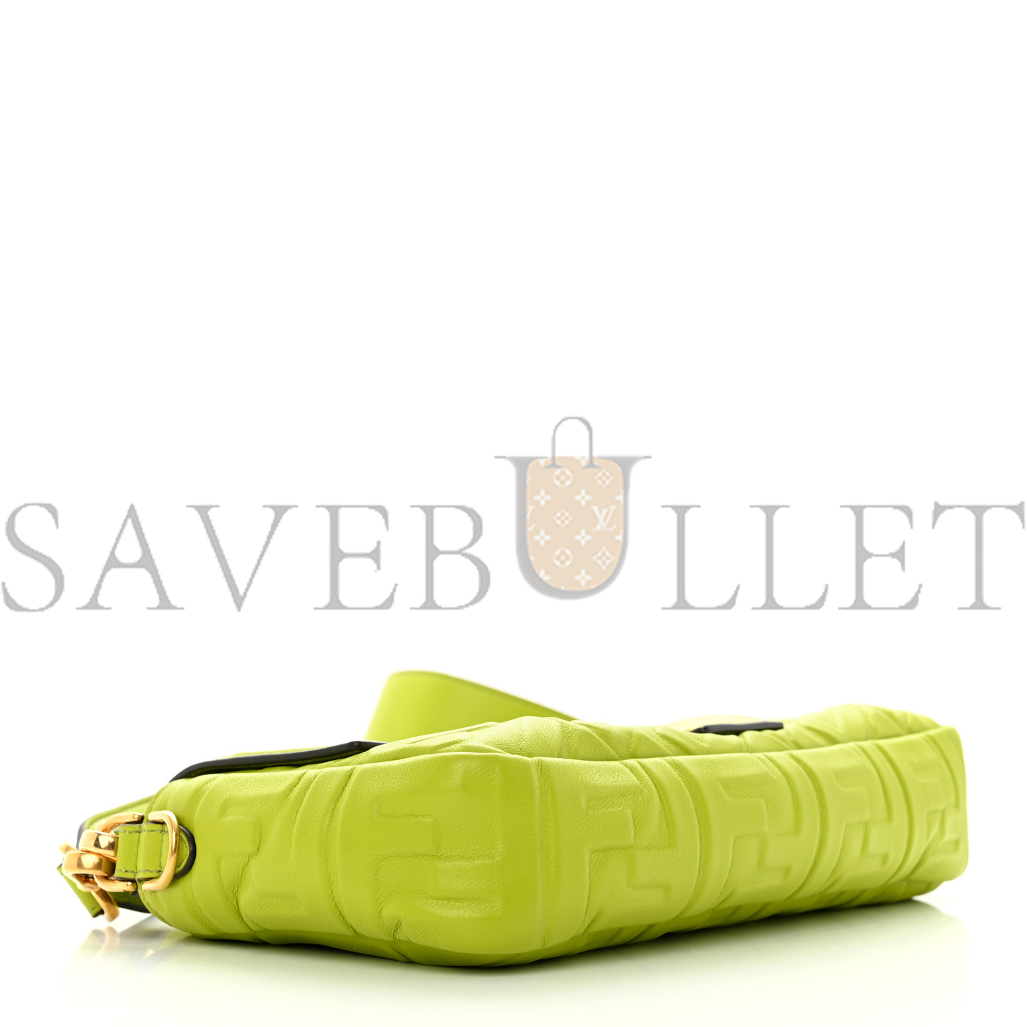 FENDI NAPPA FF 1974 EMBOSSED BAGUETTE WASABI (26*15*5cm) FENDI NAPPA FF 1974 EMBOSSED BAGUETTE WASABI (26*15*5cm)