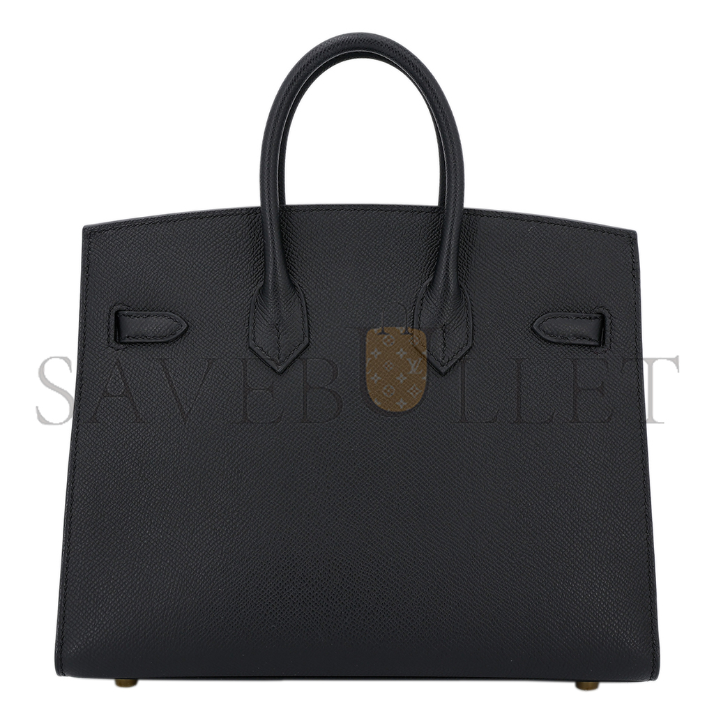 HERMES MASTER BIRKIN 40 NOIR BLACK EPSOM LEATHER GOLD BUCKLE BAG 454077 (40*30*21cm)