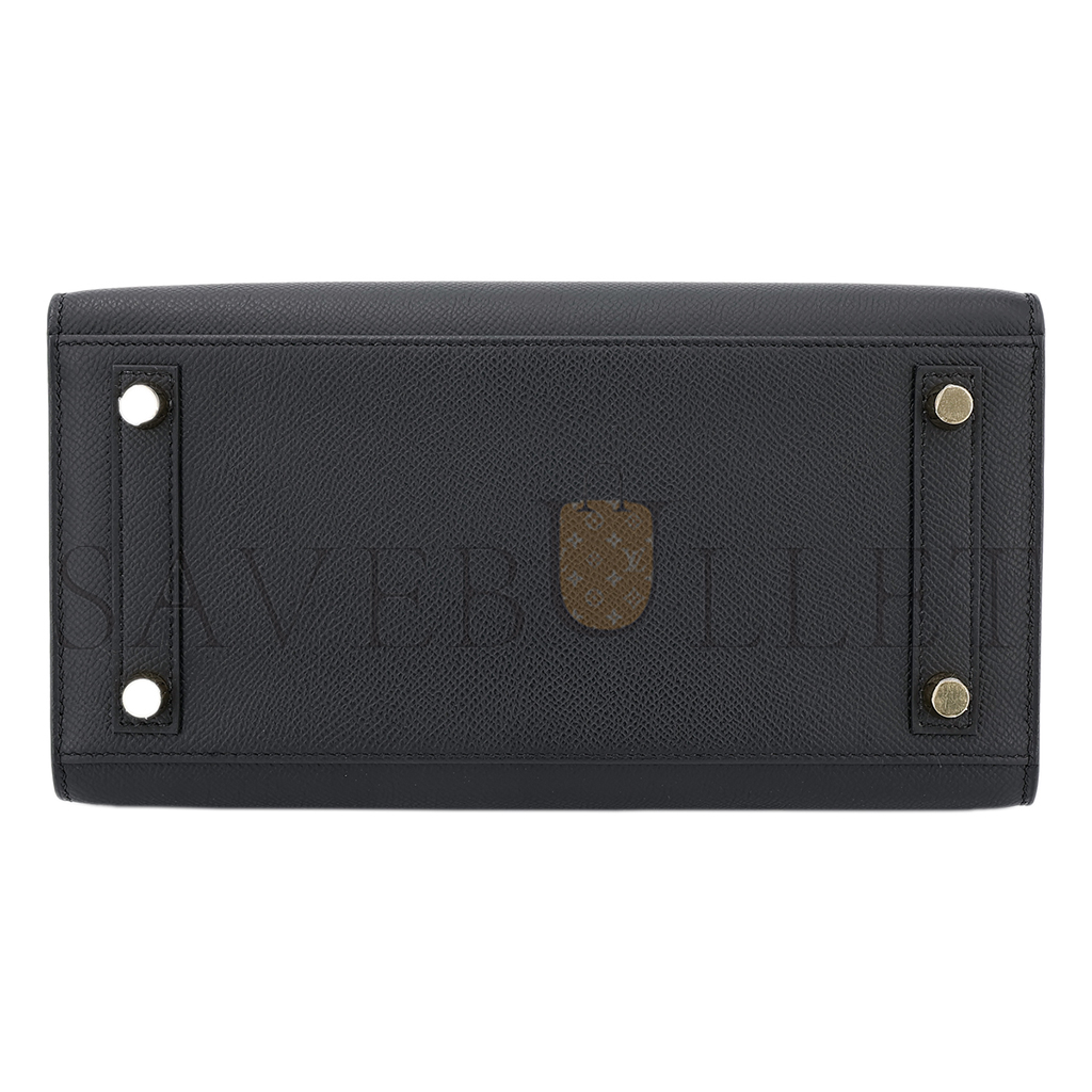 HERMES MASTER BIRKIN 40 NOIR BLACK EPSOM LEATHER GOLD BUCKLE BAG 454077 (40*30*21cm)