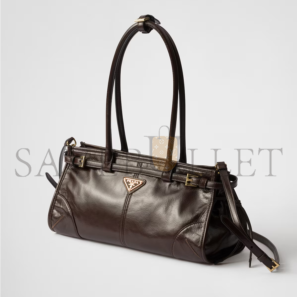 PRADA BONNIE MEDIUM LEATHER HANDBAG 1BA426 (32*15.5*12cm) PRADA BONNIE MEDIUM LEATHER HANDBAG 1BA426 (32*15.5*12cm)