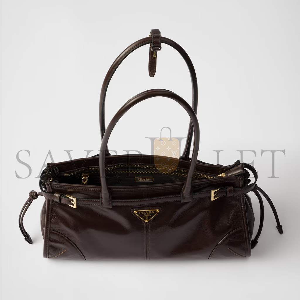 PRADA BONNIE MEDIUM LEATHER HANDBAG 1BA426 (32*15.5*12cm) PRADA BONNIE MEDIUM LEATHER HANDBAG 1BA426 (32*15.5*12cm)