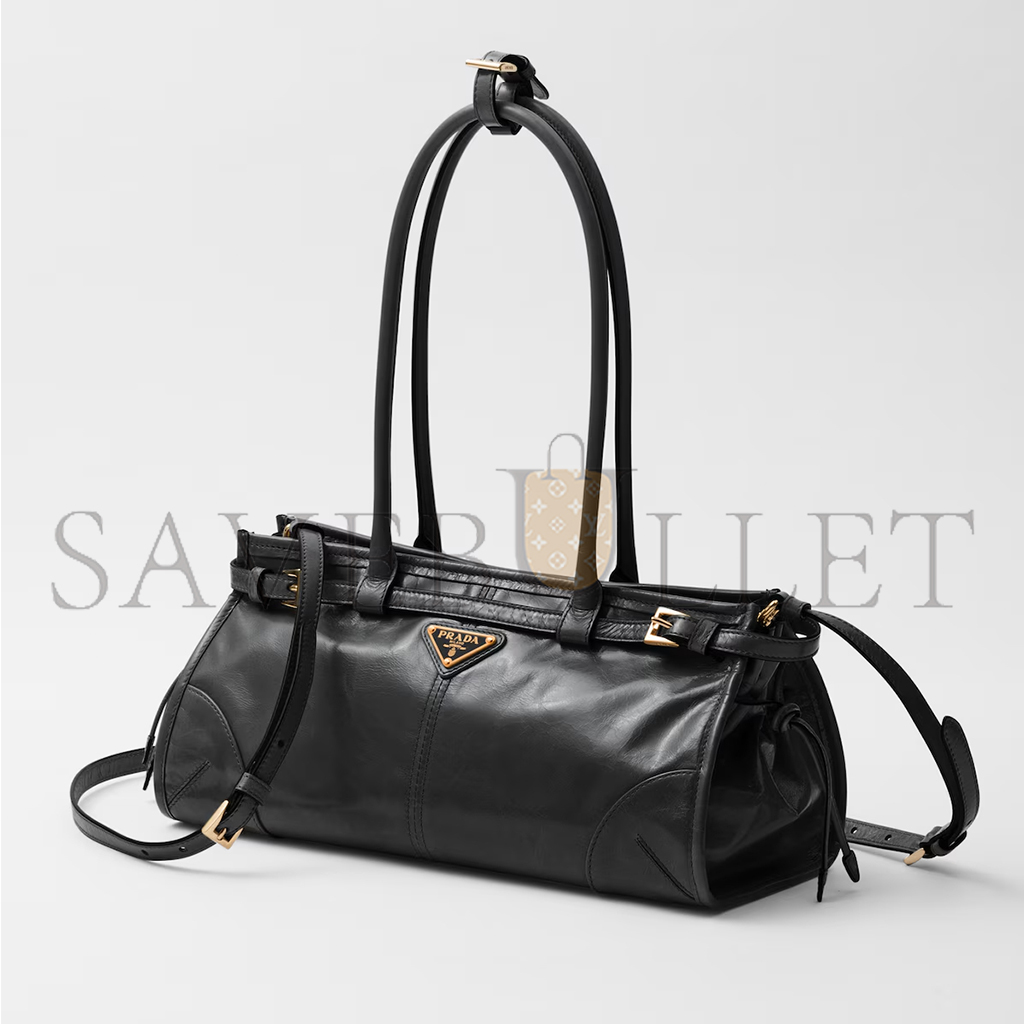 PRADA BONNIE MEDIUM LEATHER HANDBAG 1BA426 (32*15.5*12cm) PRADA BONNIE MEDIUM LEATHER HANDBAG 1BA426 (32*15.5*12cm)
