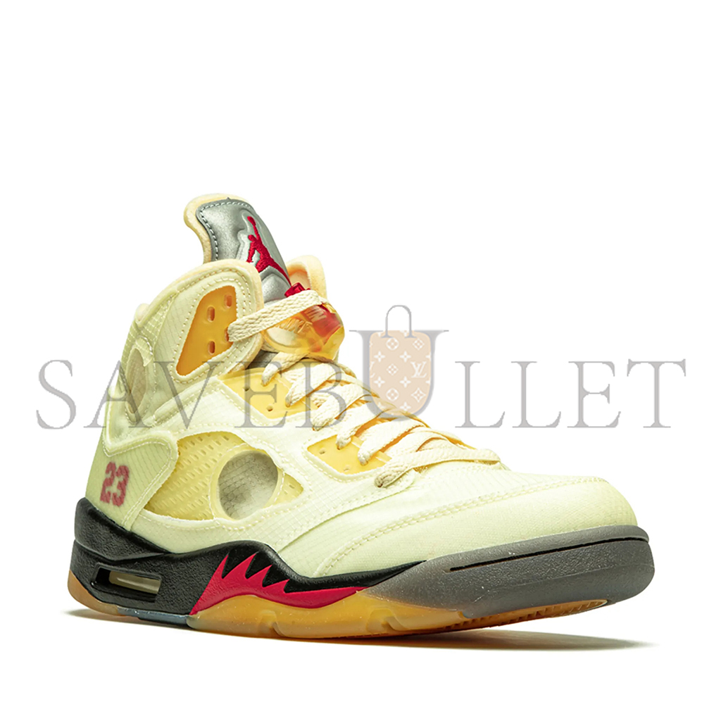 NIKE JORDAN 5 RETRO OFF-WHITE SAIL DH8565-100