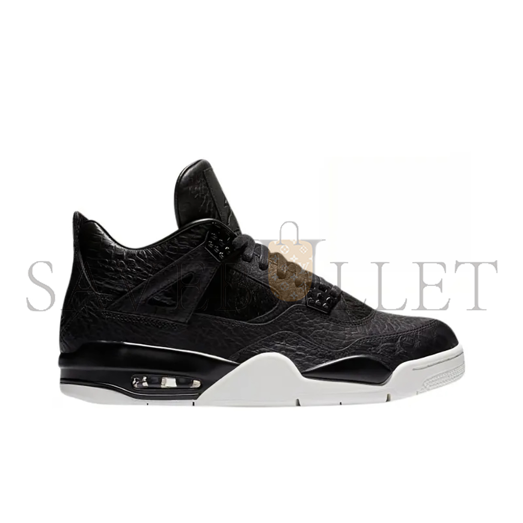 NIKE JORDAN 4 RETRO PONY HAIR BLACK 819139-010