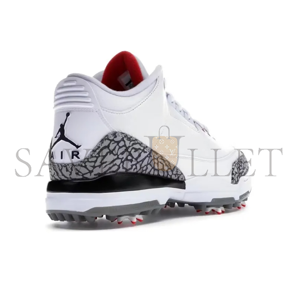 NIKE JORDAN 3 RETRO GOLF WHITE CEMENT AJ3783-100