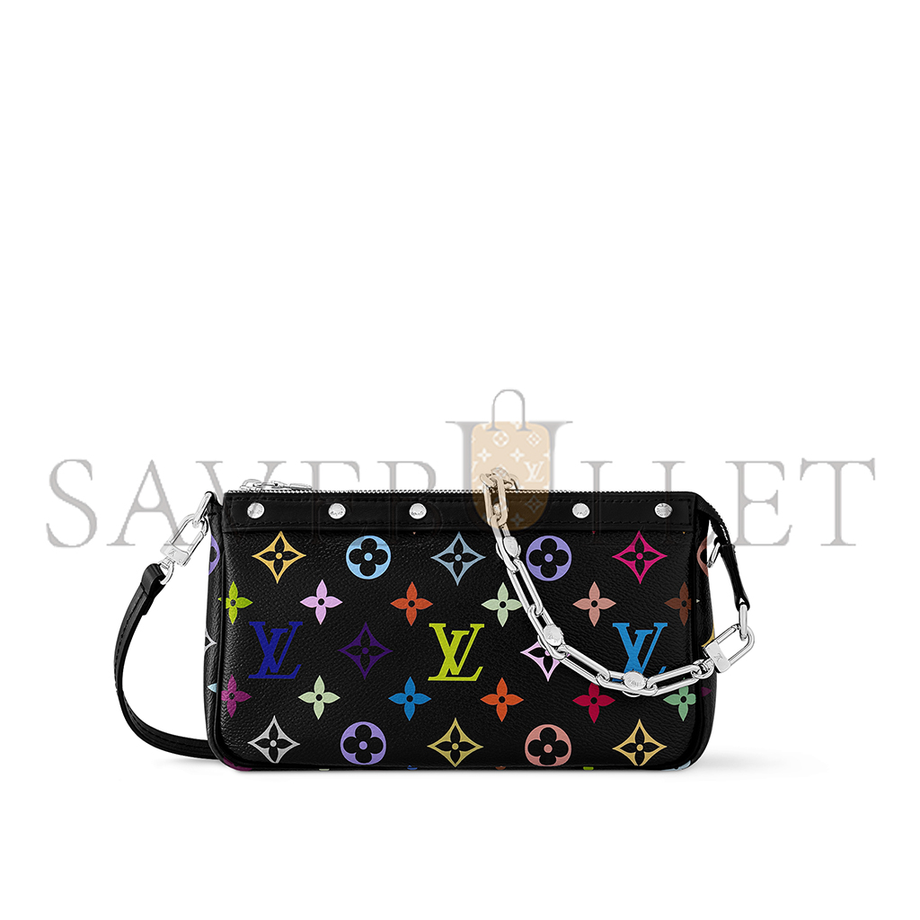 LOUIS VUITTON MURAKAMI LV X TM POCHETTE ACCESSOIRES M13663 (22*13*4cm) LOUIS VUITTON MURAKAMI LV X TM POCHETTE ACCESSOIRES M13663 (22*13*4cm)