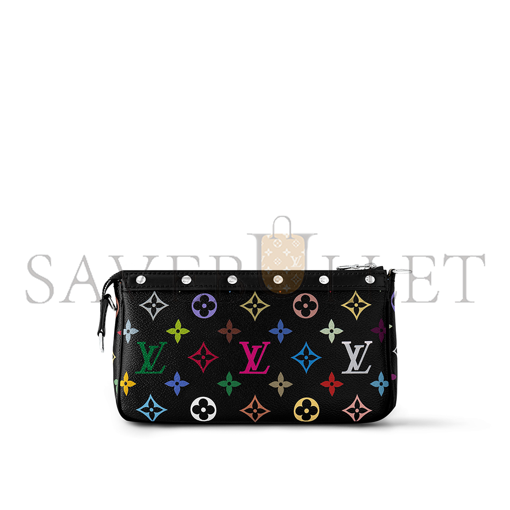 LOUIS VUITTON MURAKAMI LV X TM POCHETTE ACCESSOIRES M13663 (22*13*4cm) LOUIS VUITTON MURAKAMI LV X TM POCHETTE ACCESSOIRES M13663 (22*13*4cm)