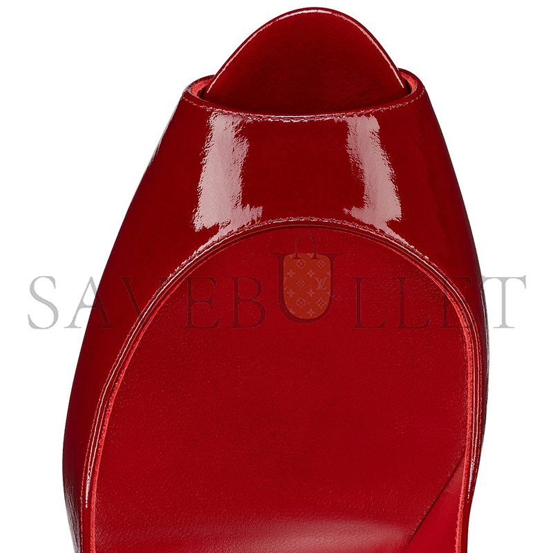 CHRISTIAN LOUBOUTIN FETISH PEEP 150 MM PUMPS-VOG PATENT LEATHER-LOUBI-WOMEN 1250531R558 CHRISTIAN LOUBOUTIN FETISH PEEP 150 MM PUMPS-VOG PATENT LEATHER-LOUBI-WOMEN 1250531R558