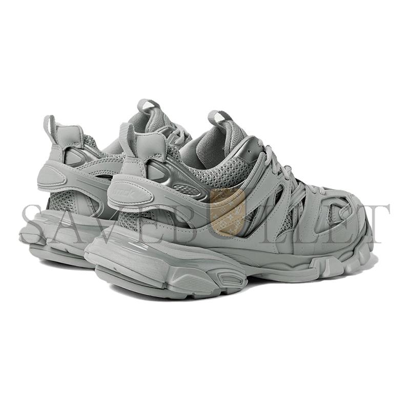 BALENCIAGA TRACK NYLON MESH AND RUBBER SNEAKERS GRAY 542436W2LA13253