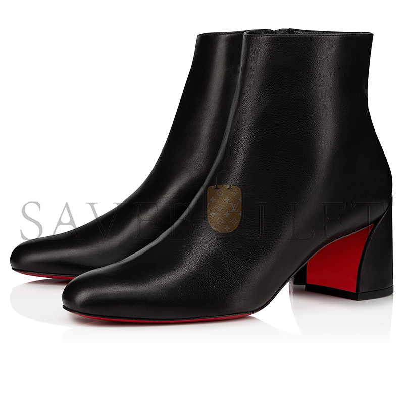 CHRISTIAN LOUBOUTIN TURELA 55 MM LOW BOOTS-CALF LEATHER-BLACK-WOMEN 1200607BK01