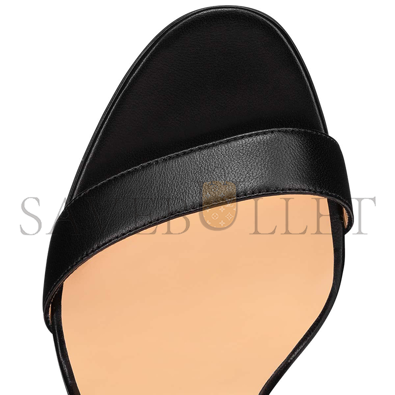 CHRISTIAN LOUBOUTIN LOUBIGIRL 100 MM STRAPPY SANDALS-NAPPA LEATHER-BLACK-WOMEN 3210851BK01 CHRISTIAN LOUBOUTIN LOUBIGIRL 100 MM STRAPPY SANDALS-NAPPA LEATHER-BLACK-WOMEN 3210851BK01